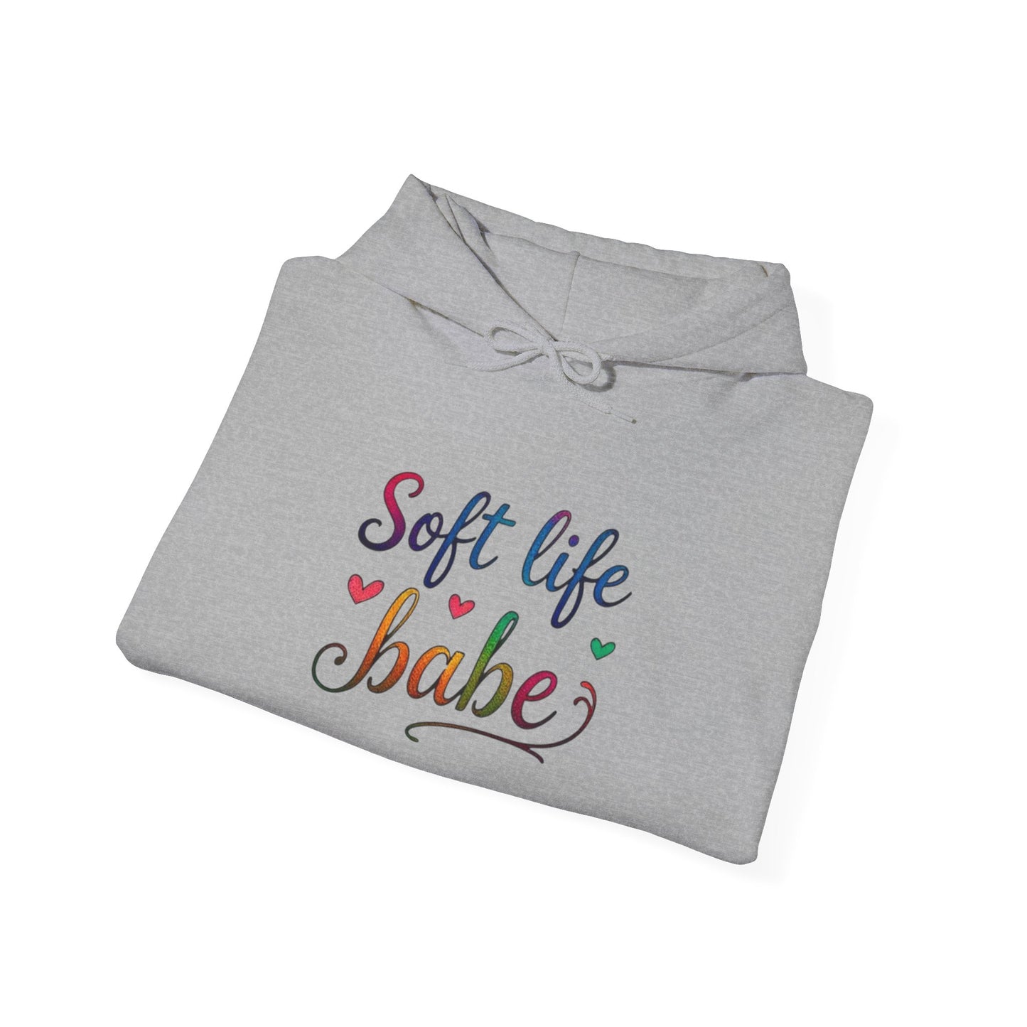 Soft Life Babe Hoodie - Unisex Heavy Blend Sweatshirt for Comfort and Style