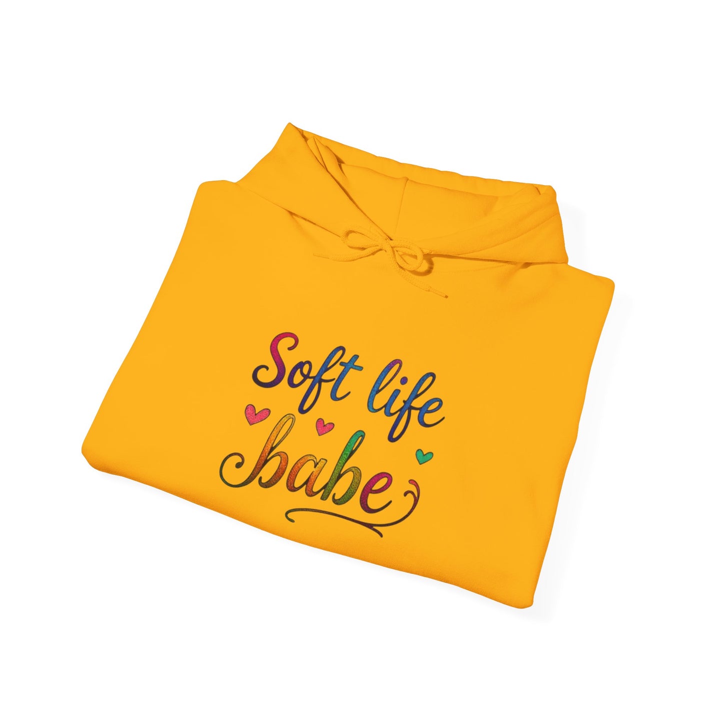 Soft Life Babe Hoodie - Unisex Heavy Blend Sweatshirt for Comfort and Style