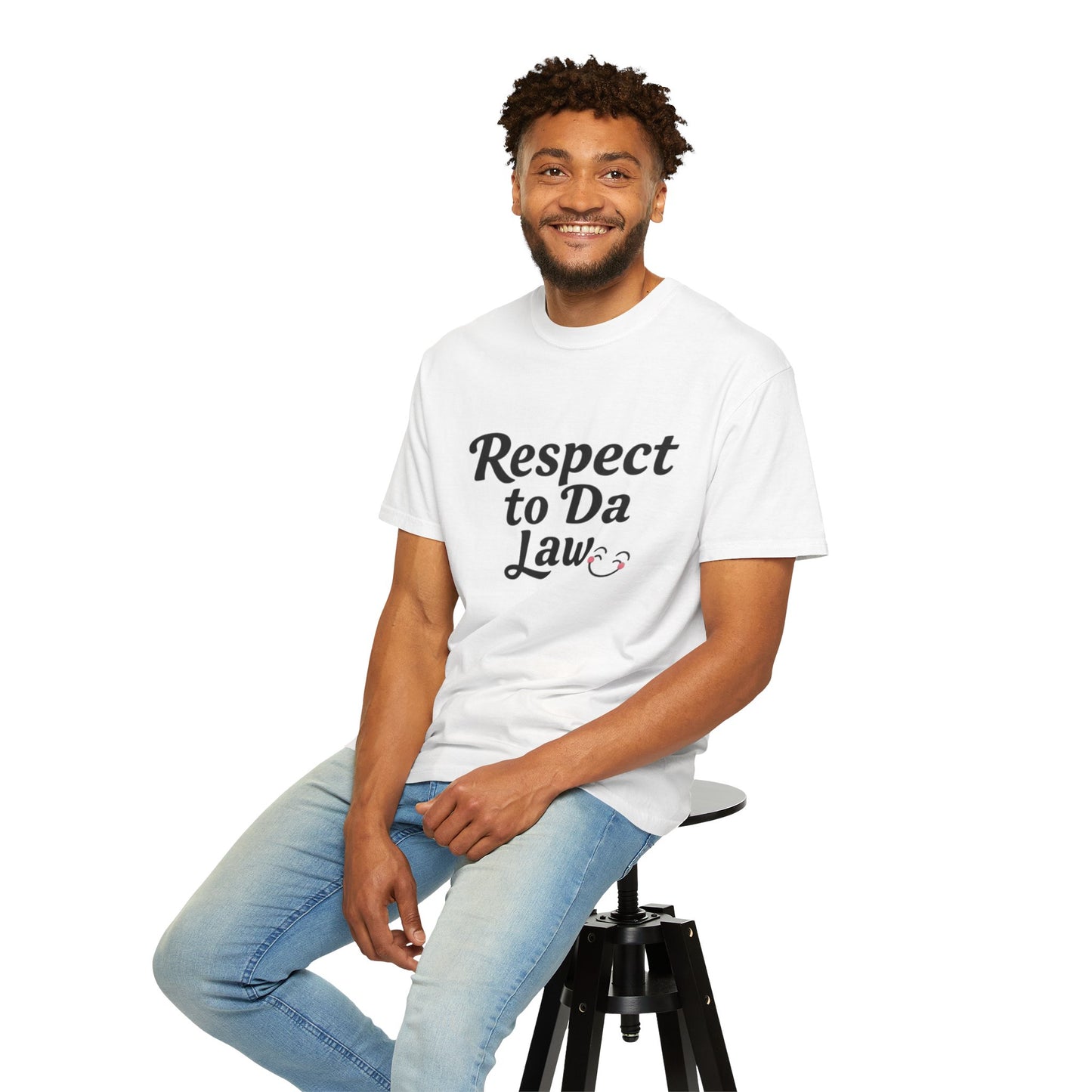 Unisex T-Shirt - 'Respect to Da Law' Statement Tee