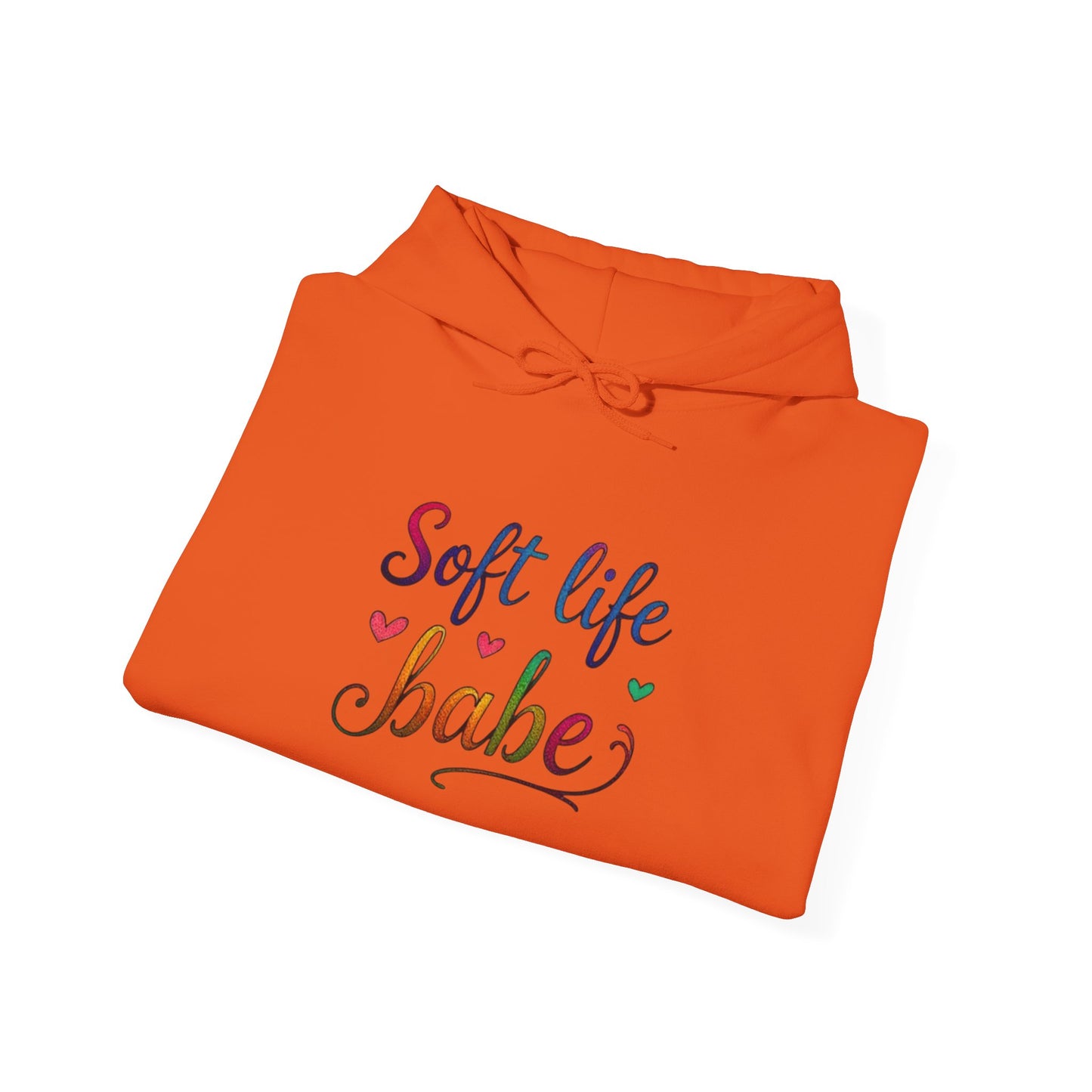 Soft Life Babe Hoodie - Unisex Heavy Blend Sweatshirt for Comfort and Style