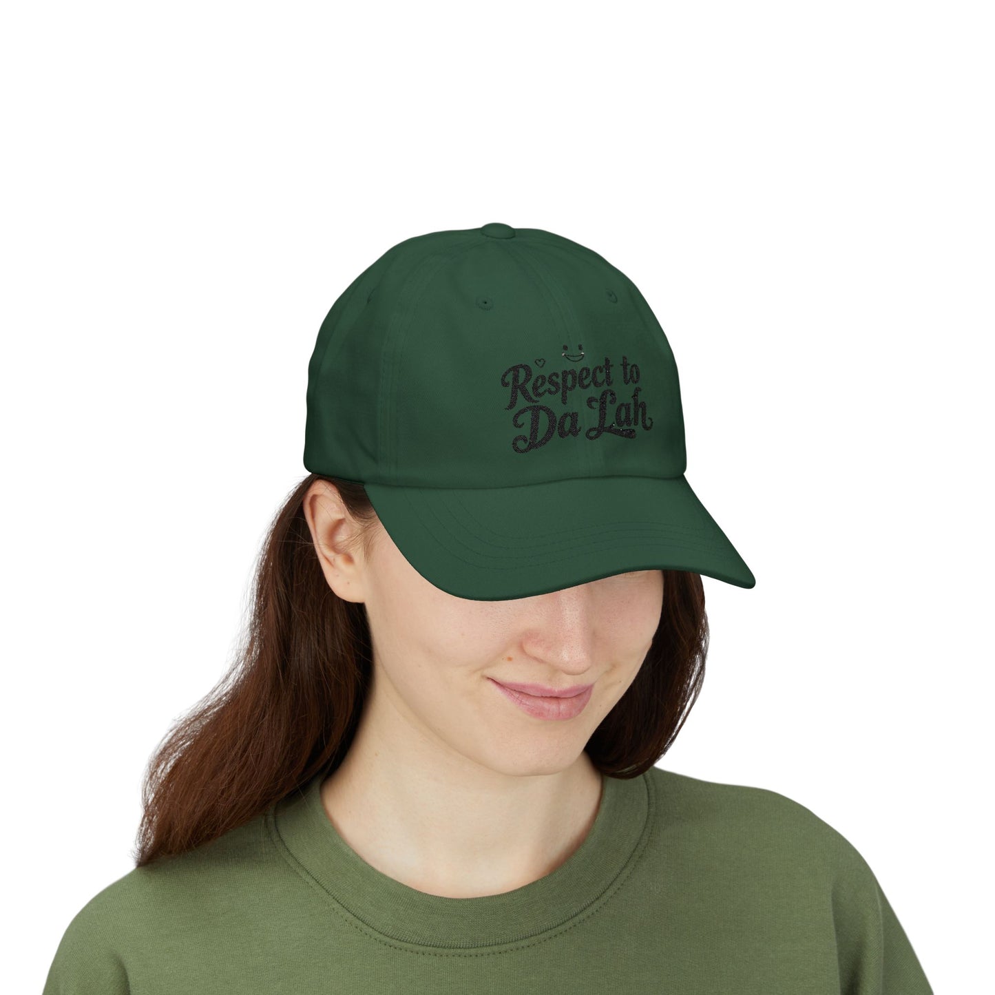 Respect to Da Lah Classic Dad Cap - Casual Adjustable Hat for Everyday Style