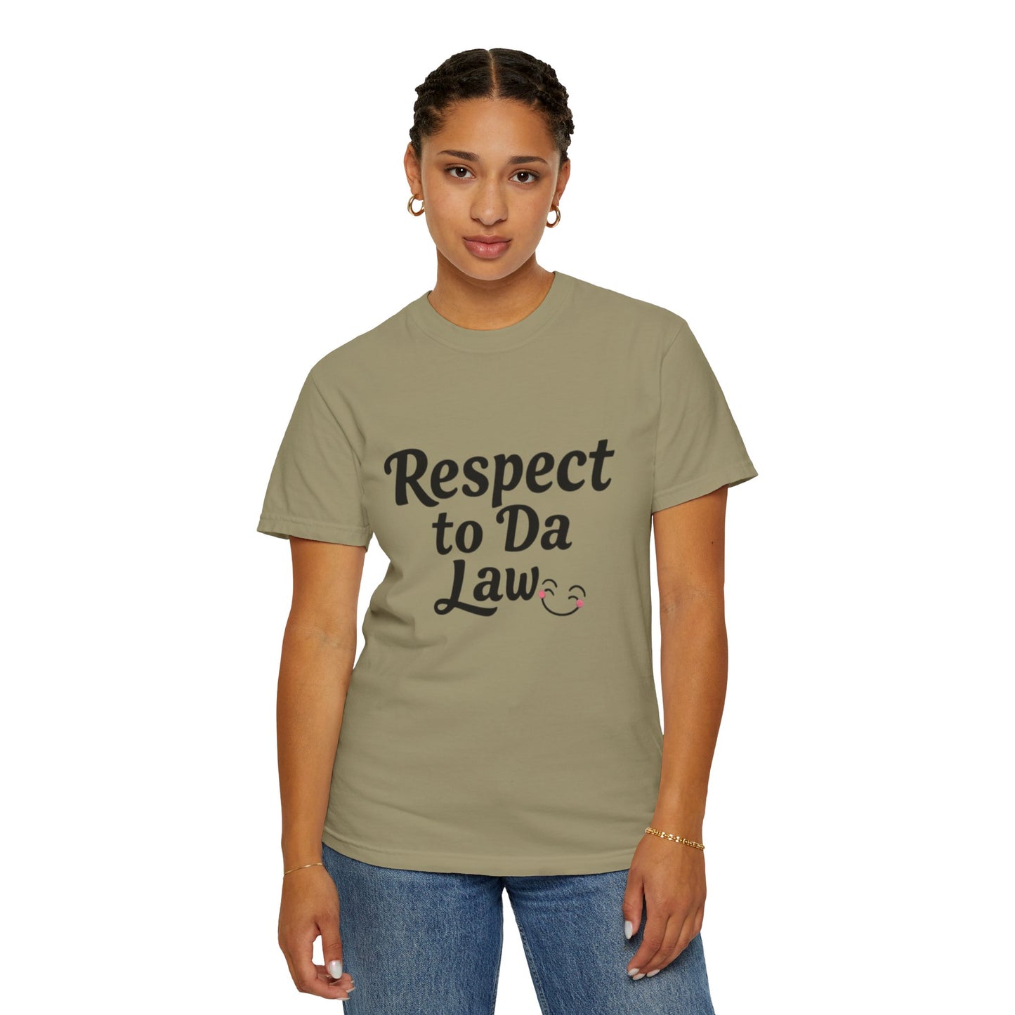 Unisex T-Shirt - 'Respect to Da Law' Statement Tee