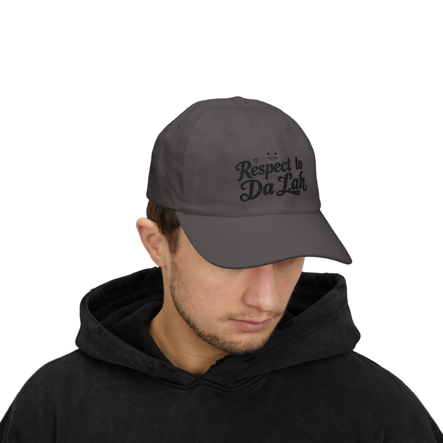 Respect to Da Lah Classic Dad Cap - Casual Adjustable Hat for Everyday Style