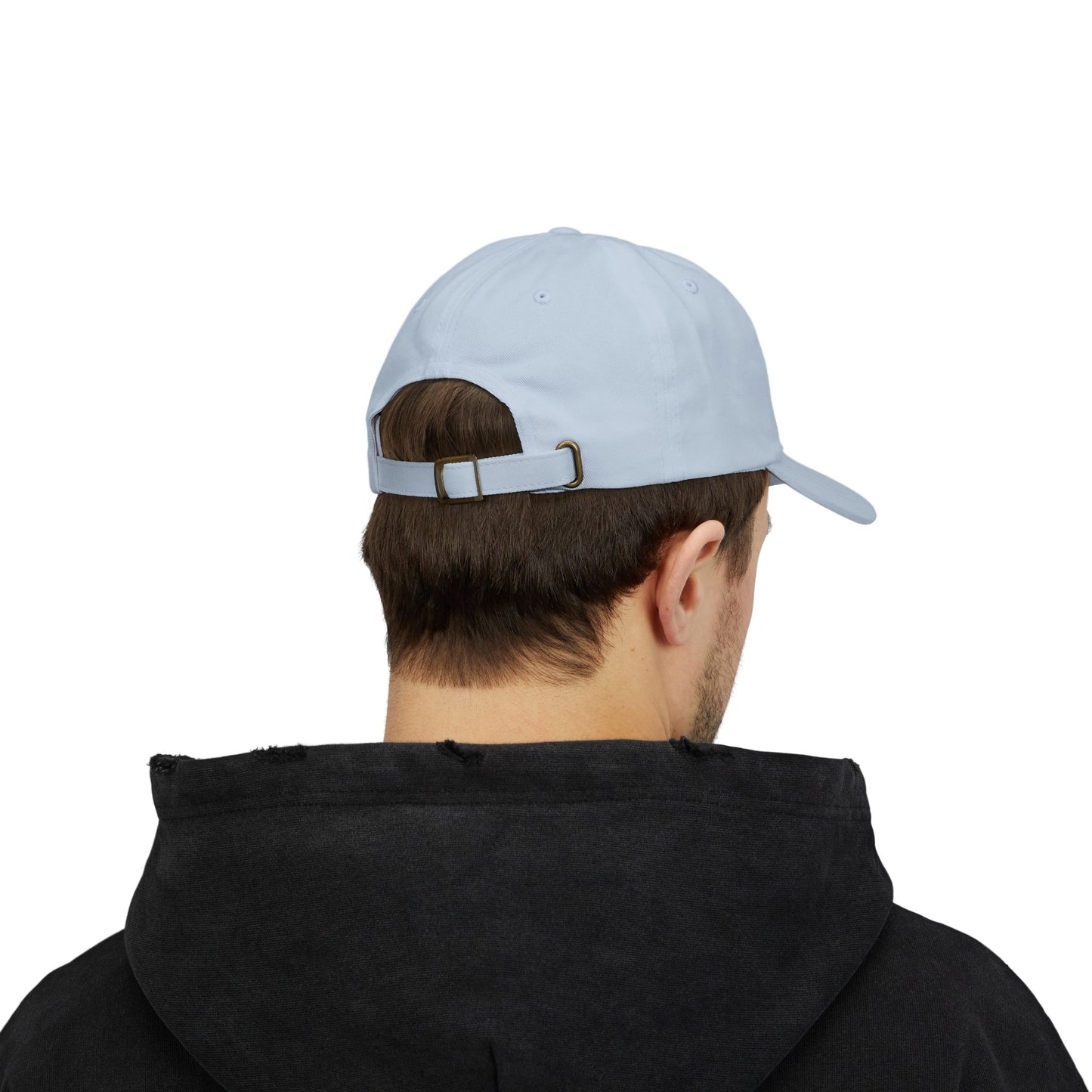 Humorous Dad Cap - 'Respect to Da Law!' Adjustable White Hat