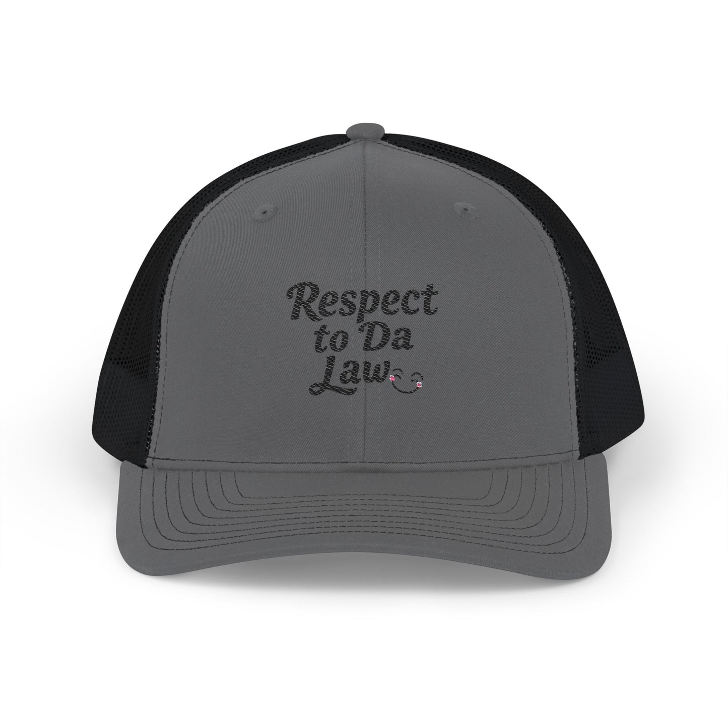 Respect to Da Law Snapback Trucker Cap | Casual Style, Gift for Law Students, Unisex Hat, Outdoor Activities, Trendy Summer Accessory