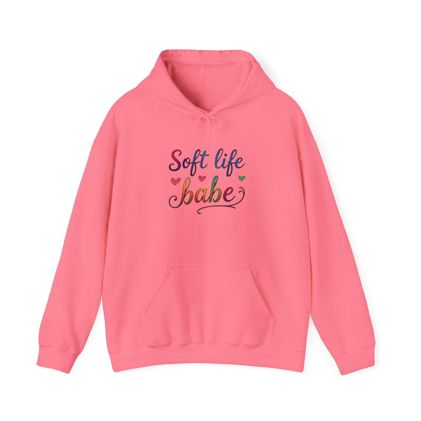 Soft Life Babe Hoodie - Unisex Heavy Blend Sweatshirt for Comfort and Style