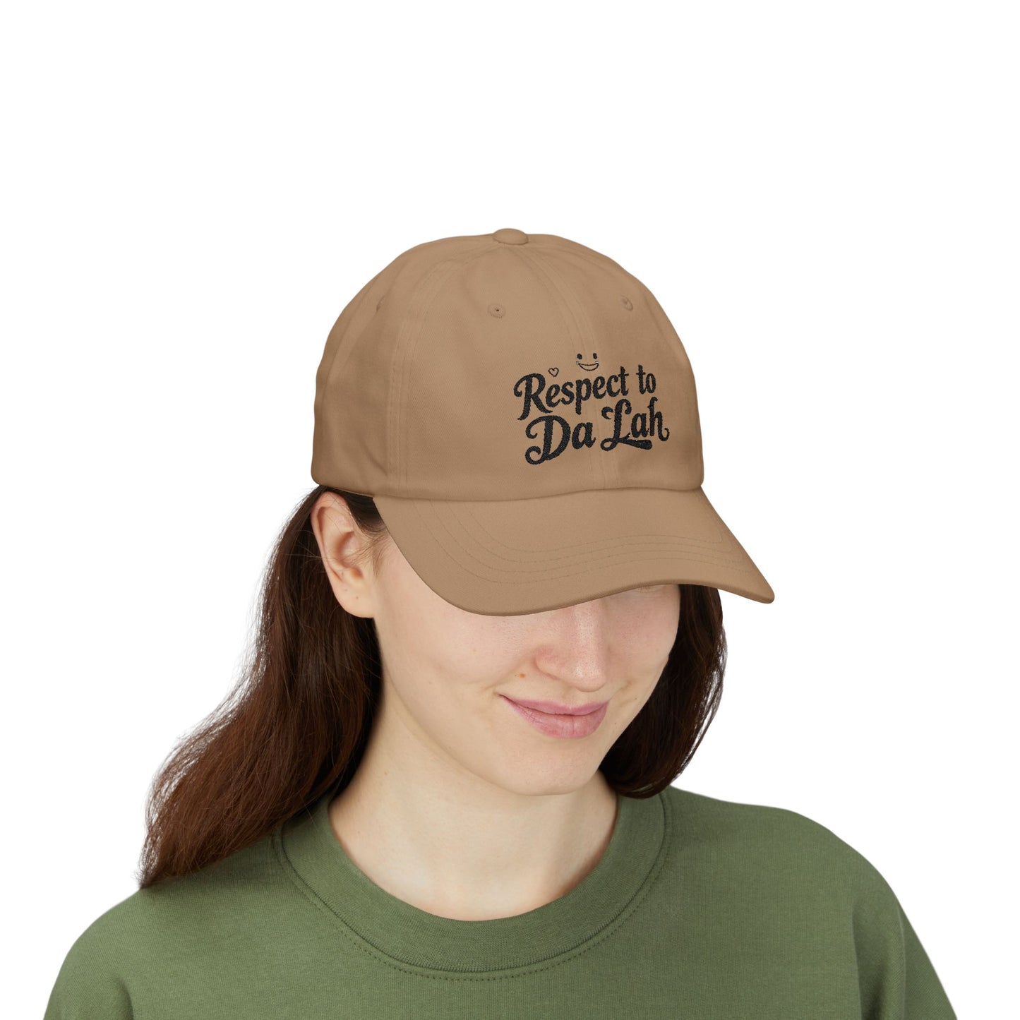 Respect to Da Lah Classic Dad Cap - Casual Adjustable Hat for Everyday Style