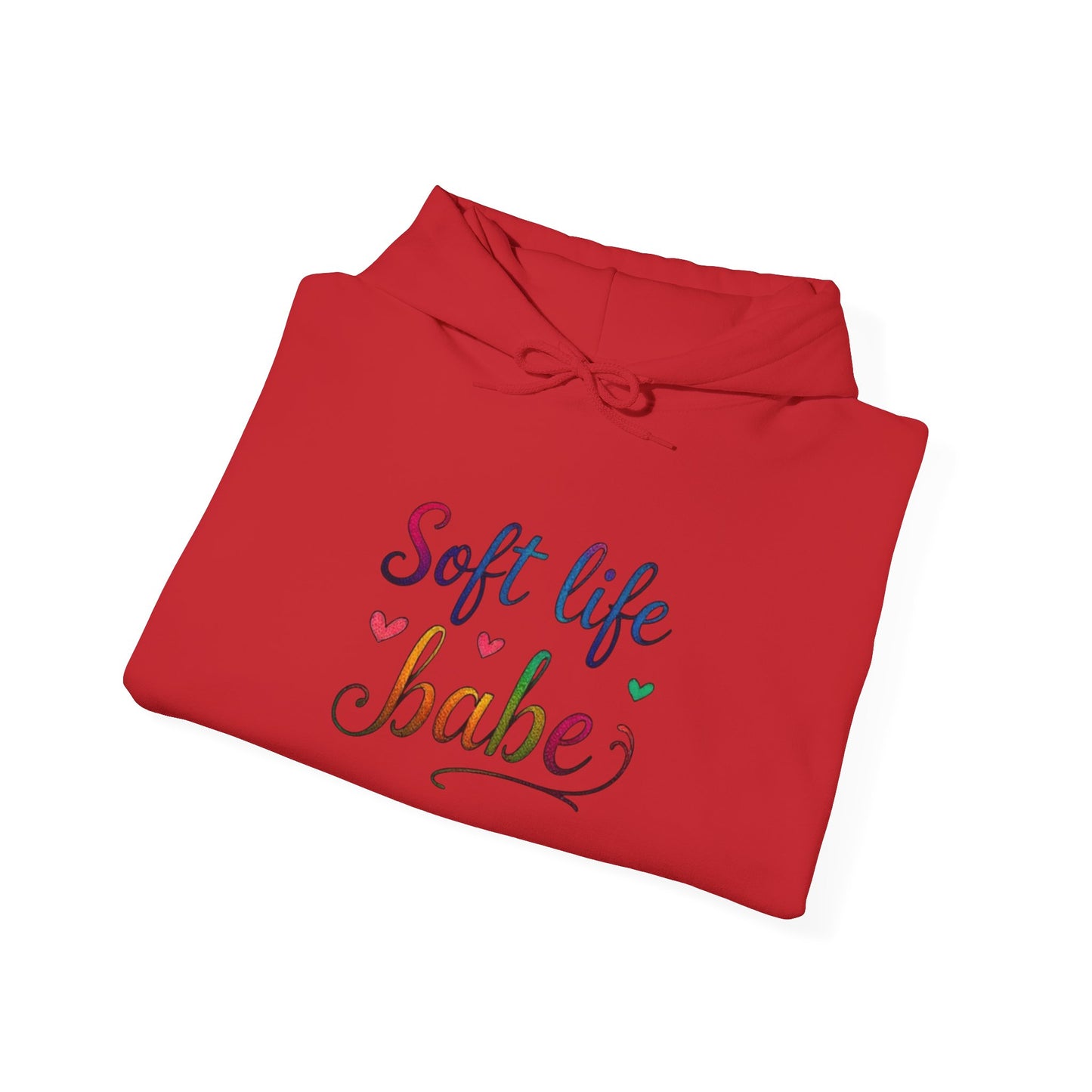 Soft Life Babe Hoodie - Unisex Heavy Blend Sweatshirt for Comfort and Style