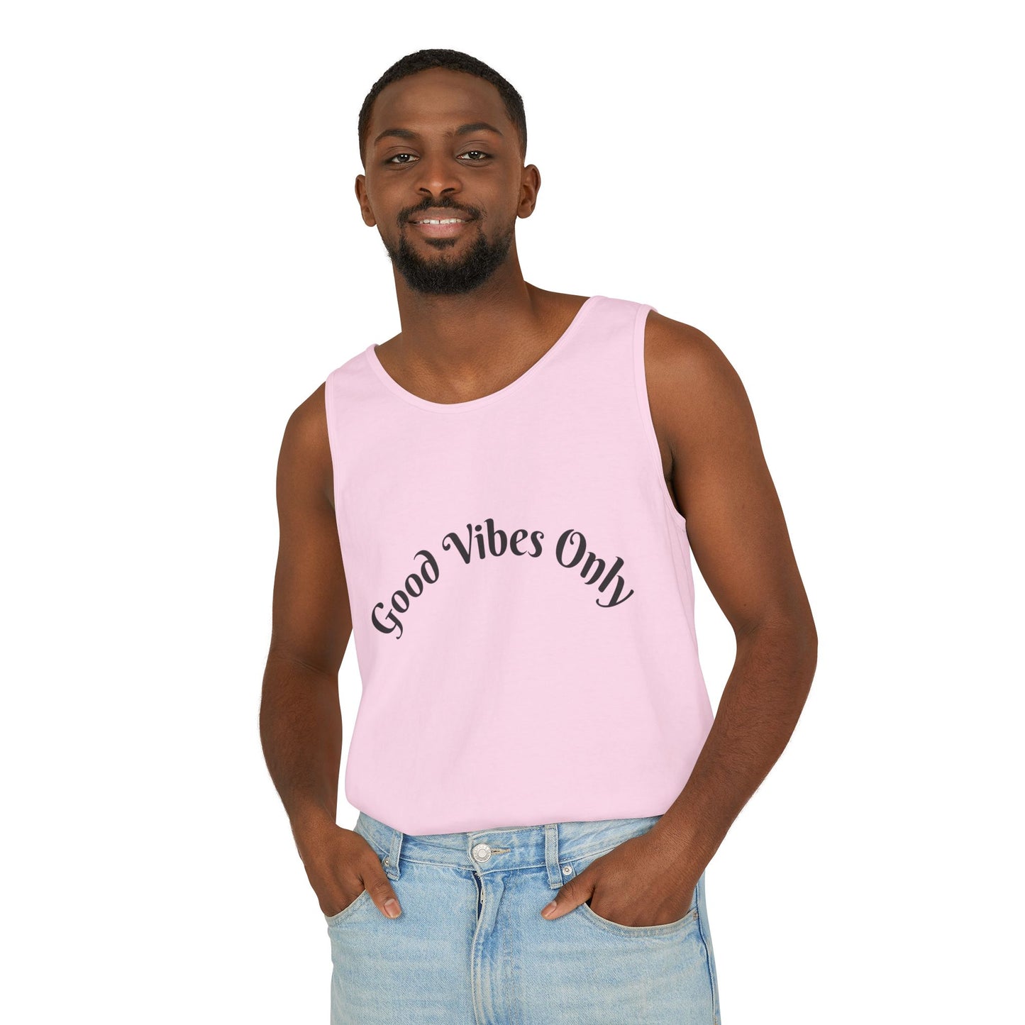 Good Vibes Only Unisex Tank Top | Summer Essential, Vacation Wear, Relaxed Style, Gift for Friends, Casual Outfit