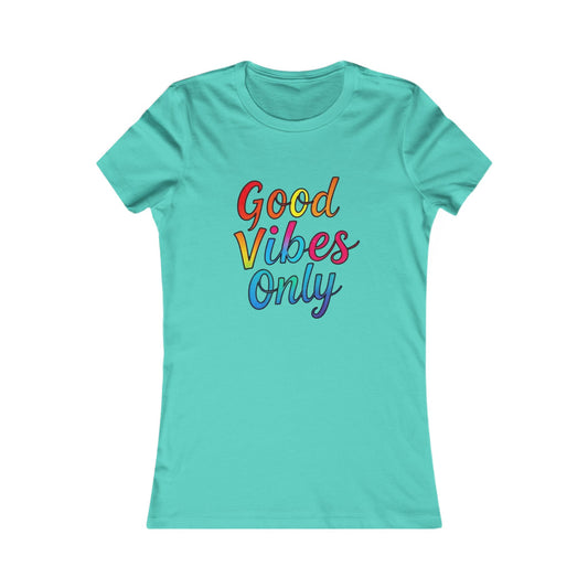 Good Vibes Only Women's Tee | Positive Message Shirt, Casual T-Shirt, Gift for Her, Summer Apparel, Motivational Top
