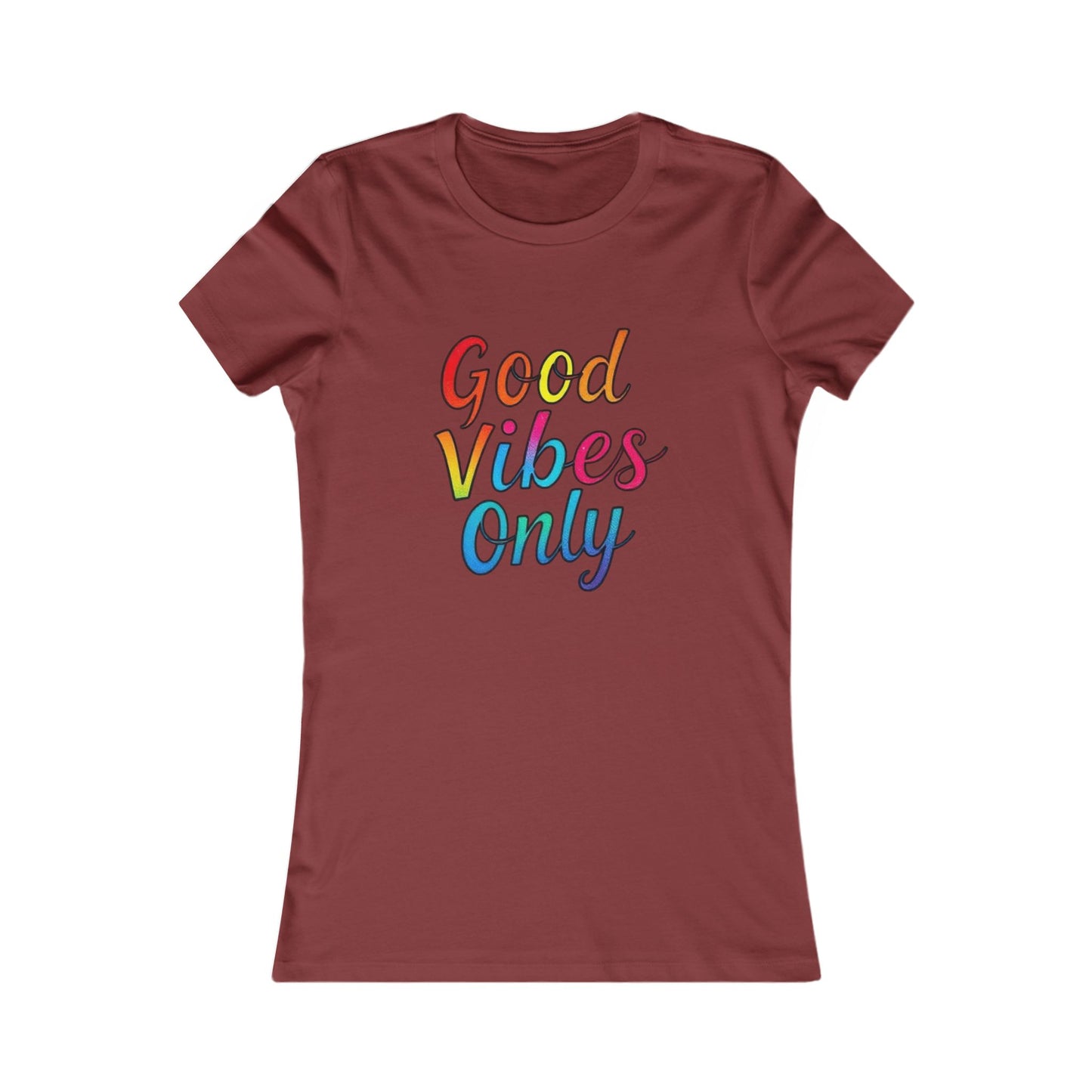 Good Vibes Only Women's Tee | Positive Message Shirt, Casual T-Shirt, Gift for Her, Summer Apparel, Motivational Top