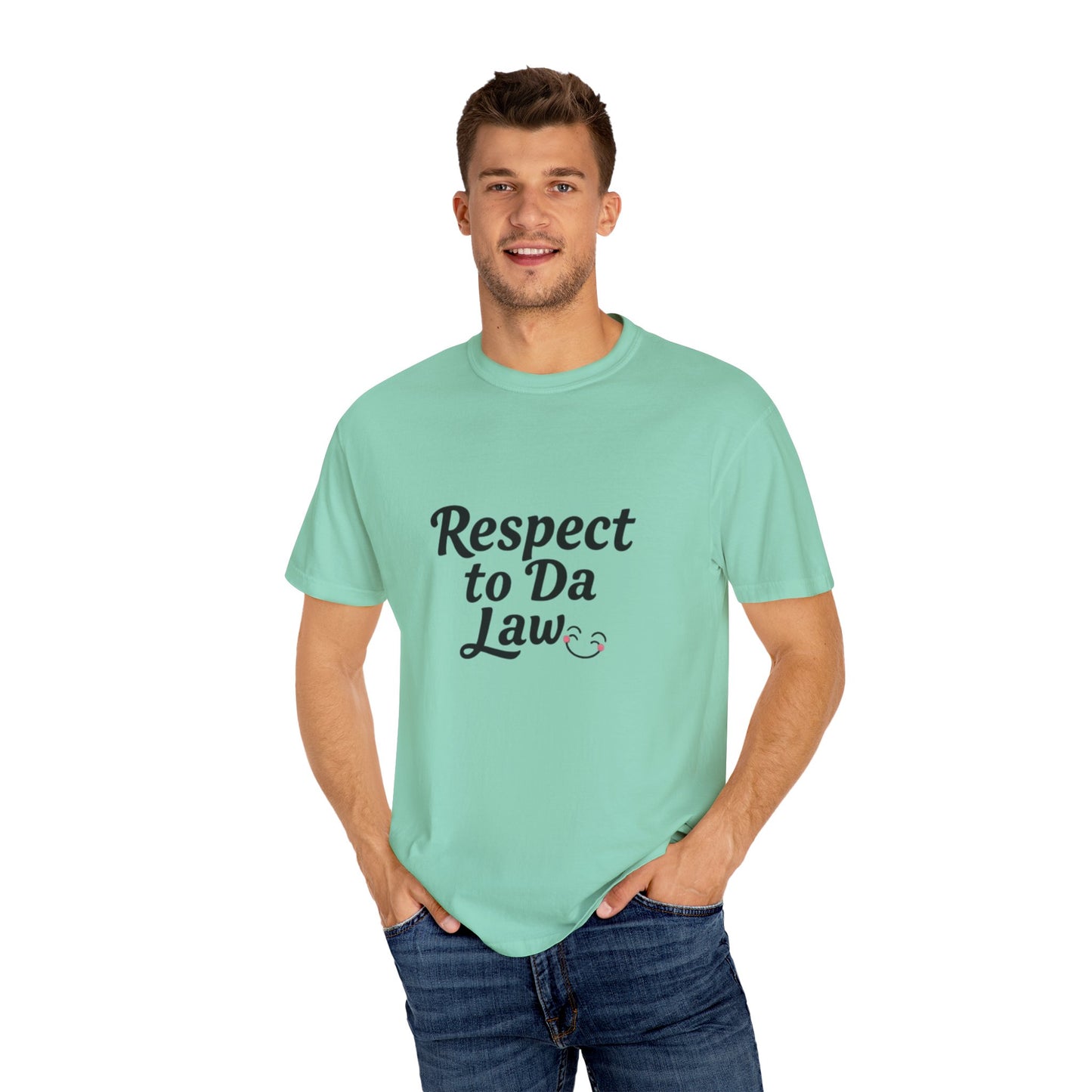 Respect to Da Law Unisex T-Shirt, Funny Gift for Law Students, Casual Wear, Unique Graphic Tee, Streetwear Style