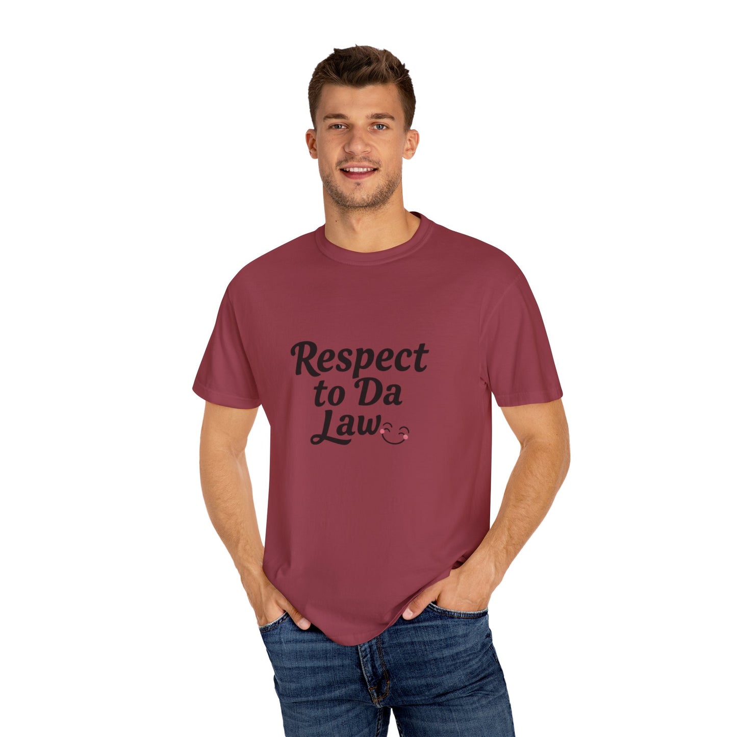Respect to Da Law Unisex T-Shirt, Funny Gift for Law Students, Casual Wear, Unique Graphic Tee, Streetwear Style