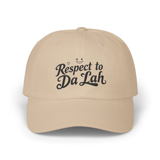 Respect to Da Lah Classic Dad Cap - Casual Adjustable Hat for Everyday Style