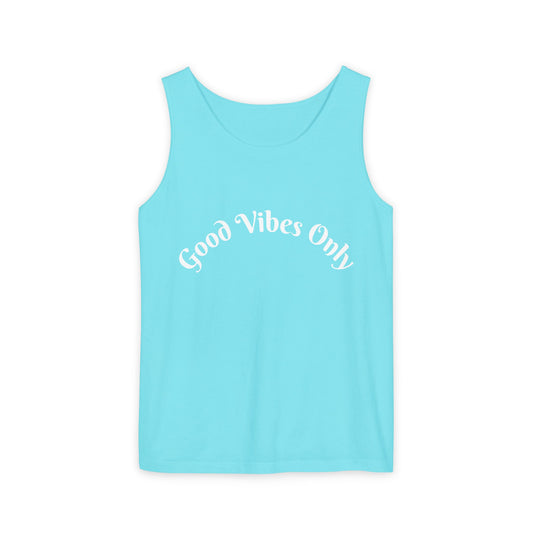 Good Vibes Only Unisex Tank Top | Summer Essential, Vacation Wear, Relaxed Style, Gift for Friends, Casual Outfit