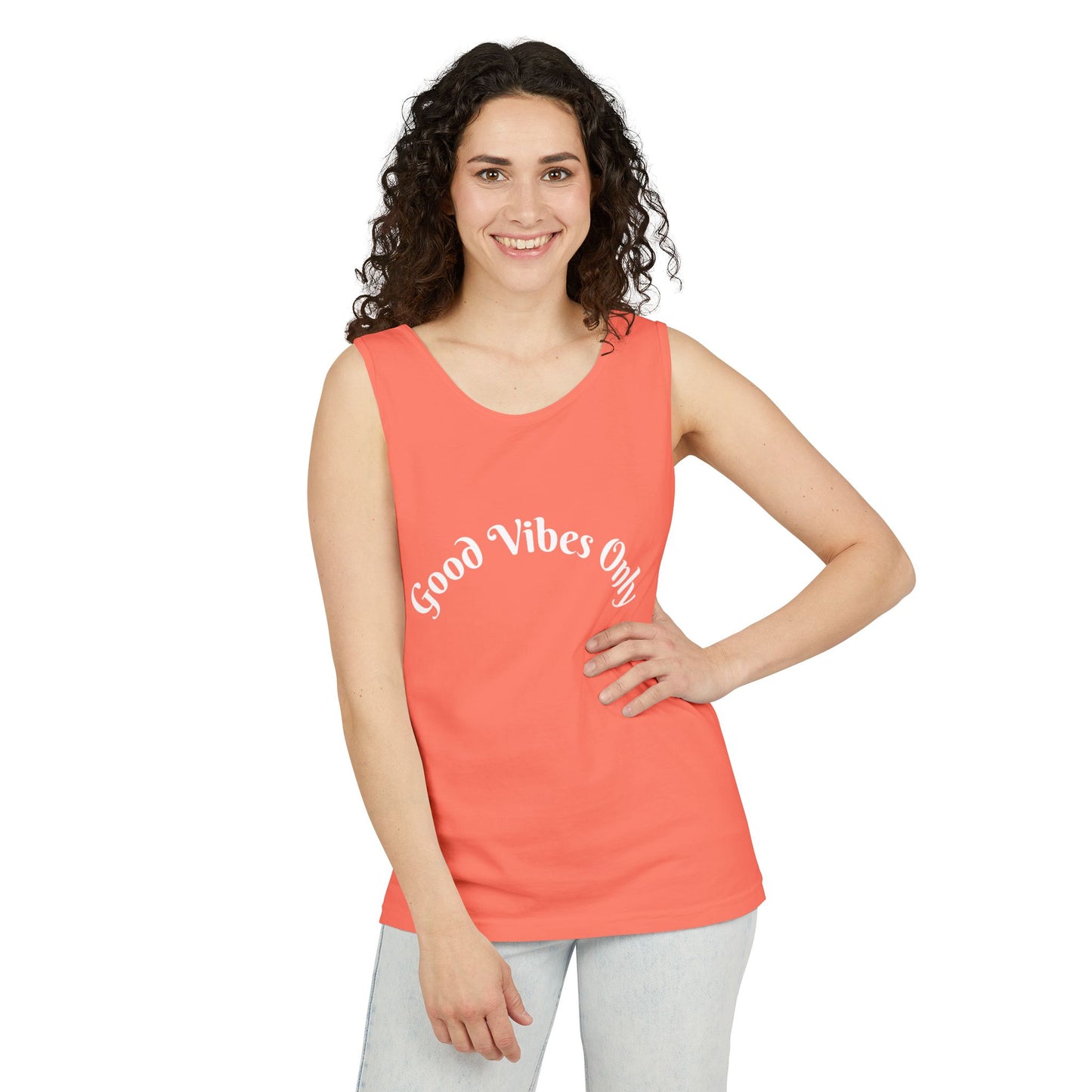 Good Vibes Only Unisex Tank Top | Summer Essential, Vacation Wear, Relaxed Style, Gift for Friends, Casual Outfit