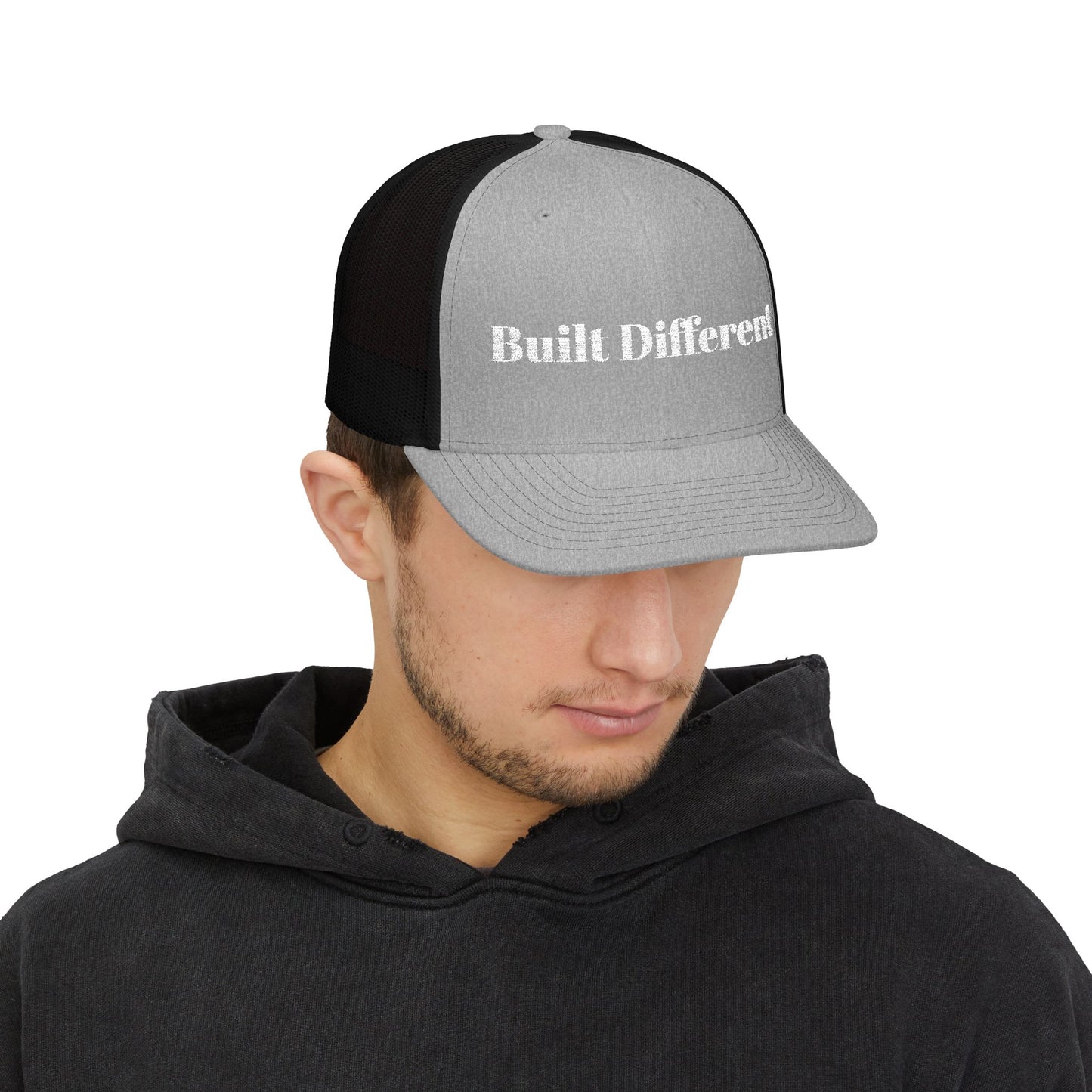 Built Different Snapback Trucker Cap | Adjustable Hat for Outdoor Enthusiasts, Fashion Statement for Casual Outings, Gift for Dads, [...]