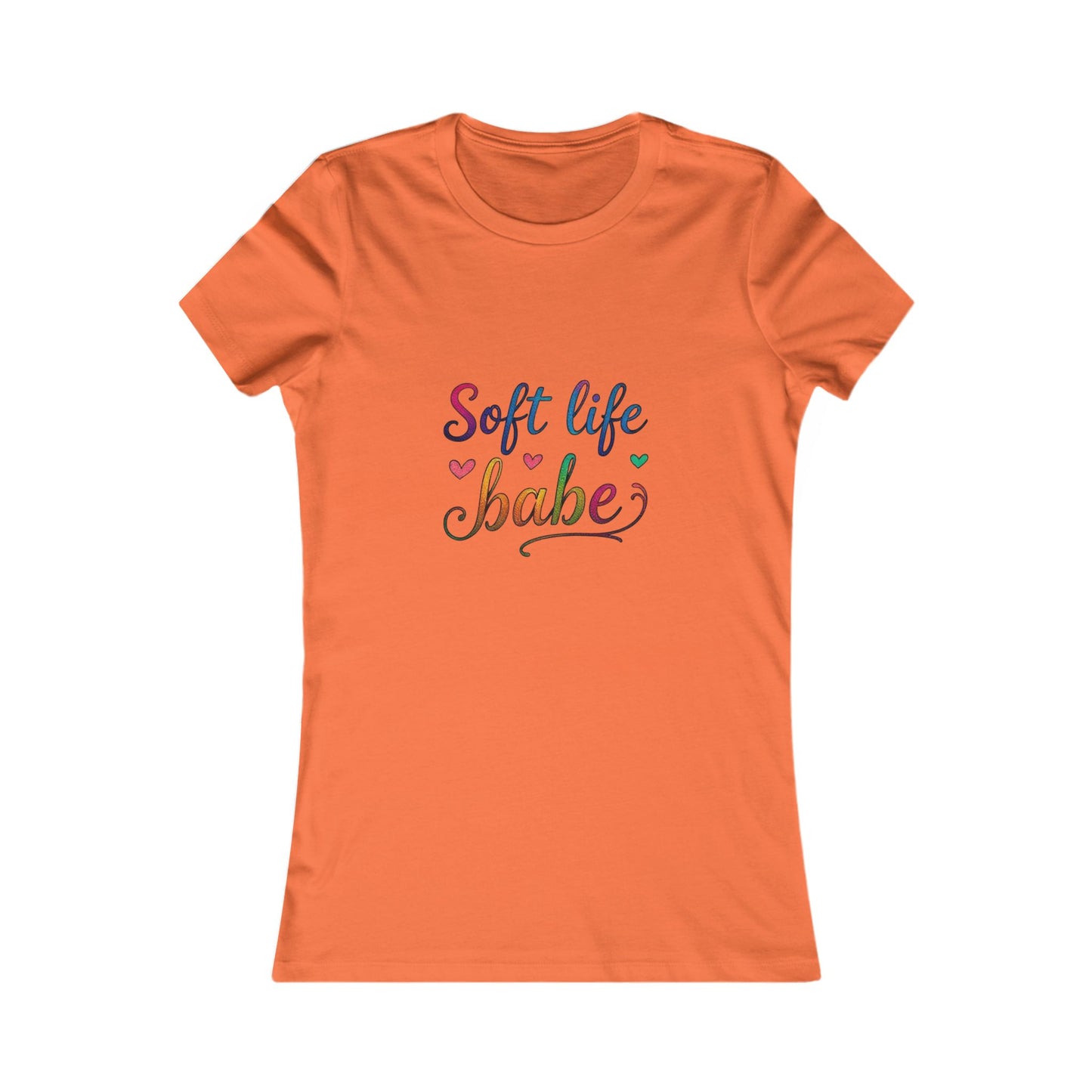 Soft Life Women's Tee, Cute Graphic T-Shirt, Casual Top for Her, Gift for Friends, Everyday Wear, Summer Essential