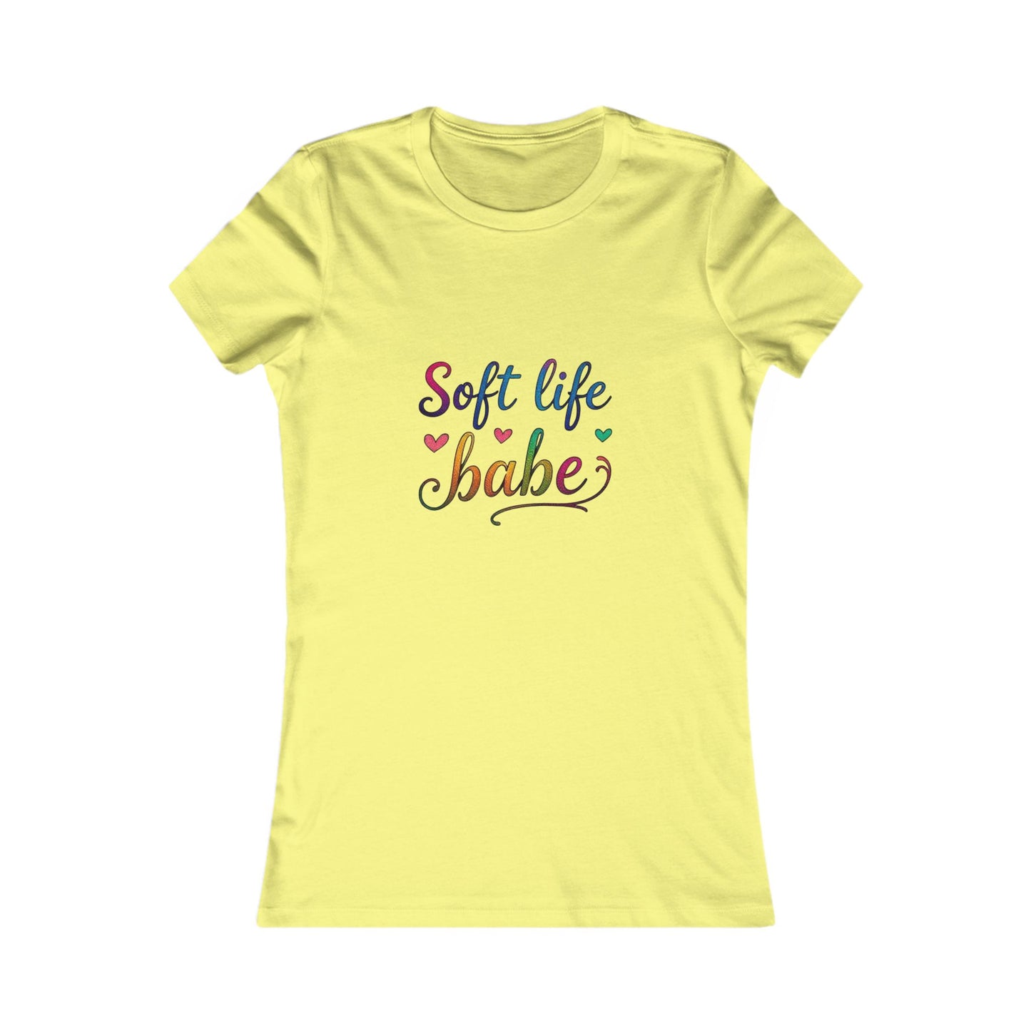 Soft Life Women's Tee, Cute Graphic T-Shirt, Casual Top for Her, Gift for Friends, Everyday Wear, Summer Essential