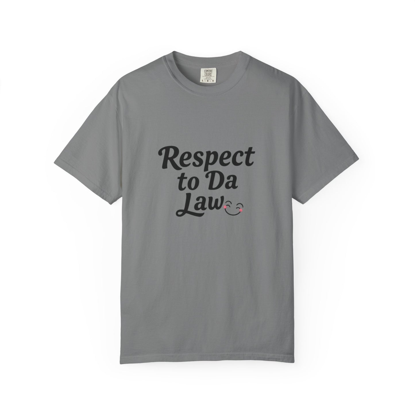 Respect to Da Law Unisex T-Shirt, Funny Gift for Law Students, Casual Wear, Unique Graphic Tee, Streetwear Style