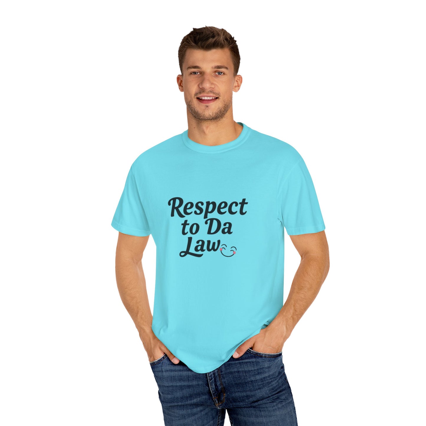 Respect to Da Law Unisex T-Shirt, Funny Gift for Law Students, Casual Wear, Unique Graphic Tee, Streetwear Style