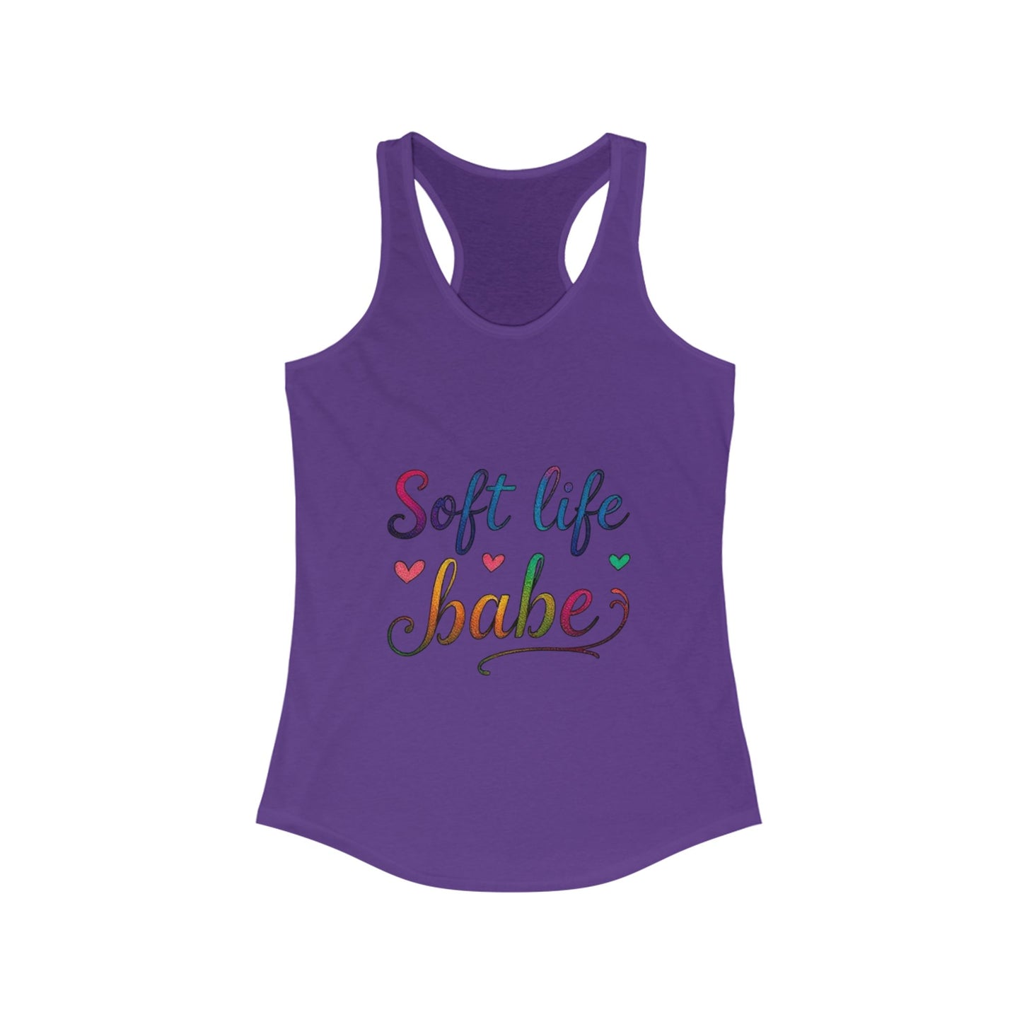 Soft Life Babe Racerback Tank for Women