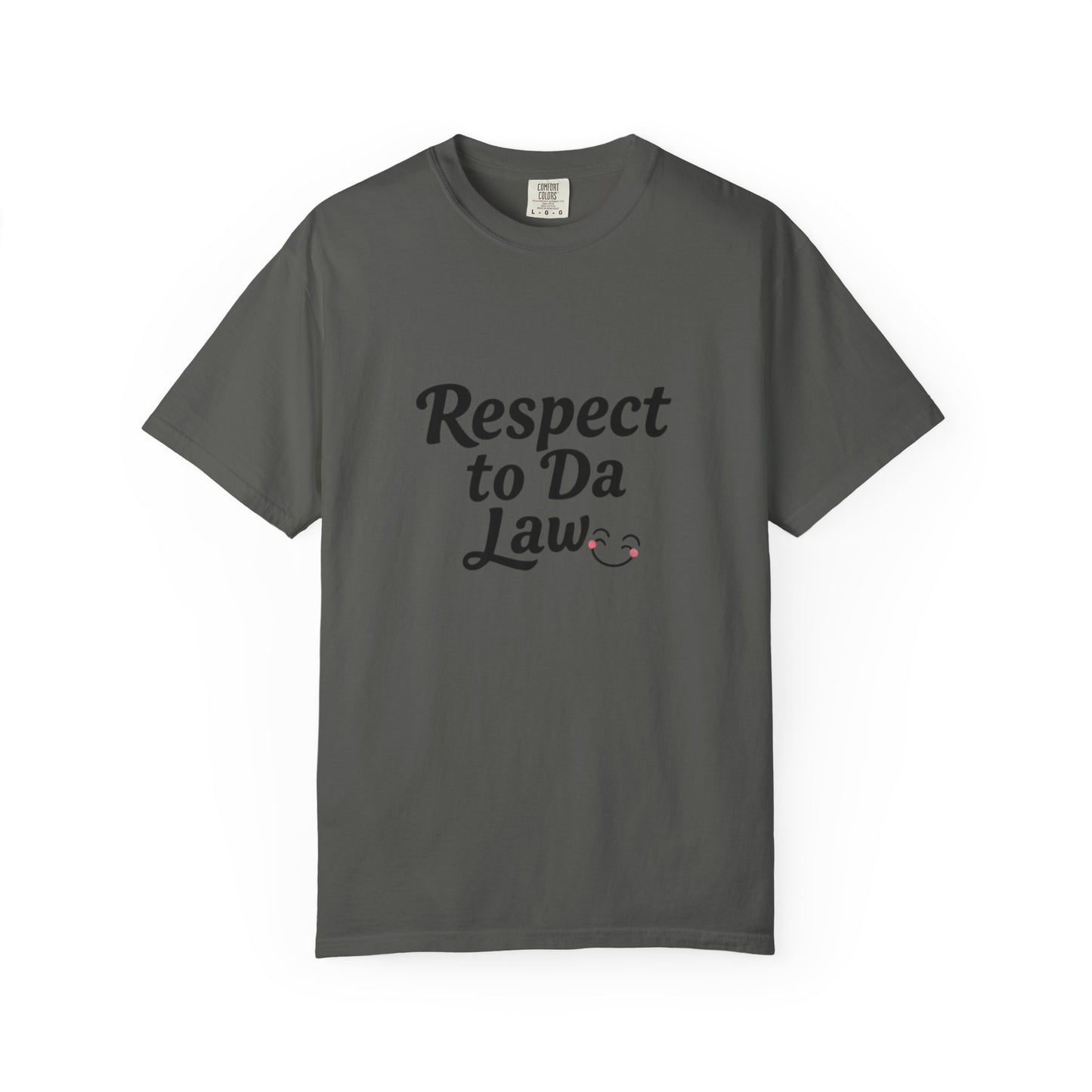 Respect to Da Law Unisex T-Shirt, Funny Gift for Law Students, Casual Wear, Unique Graphic Tee, Streetwear Style