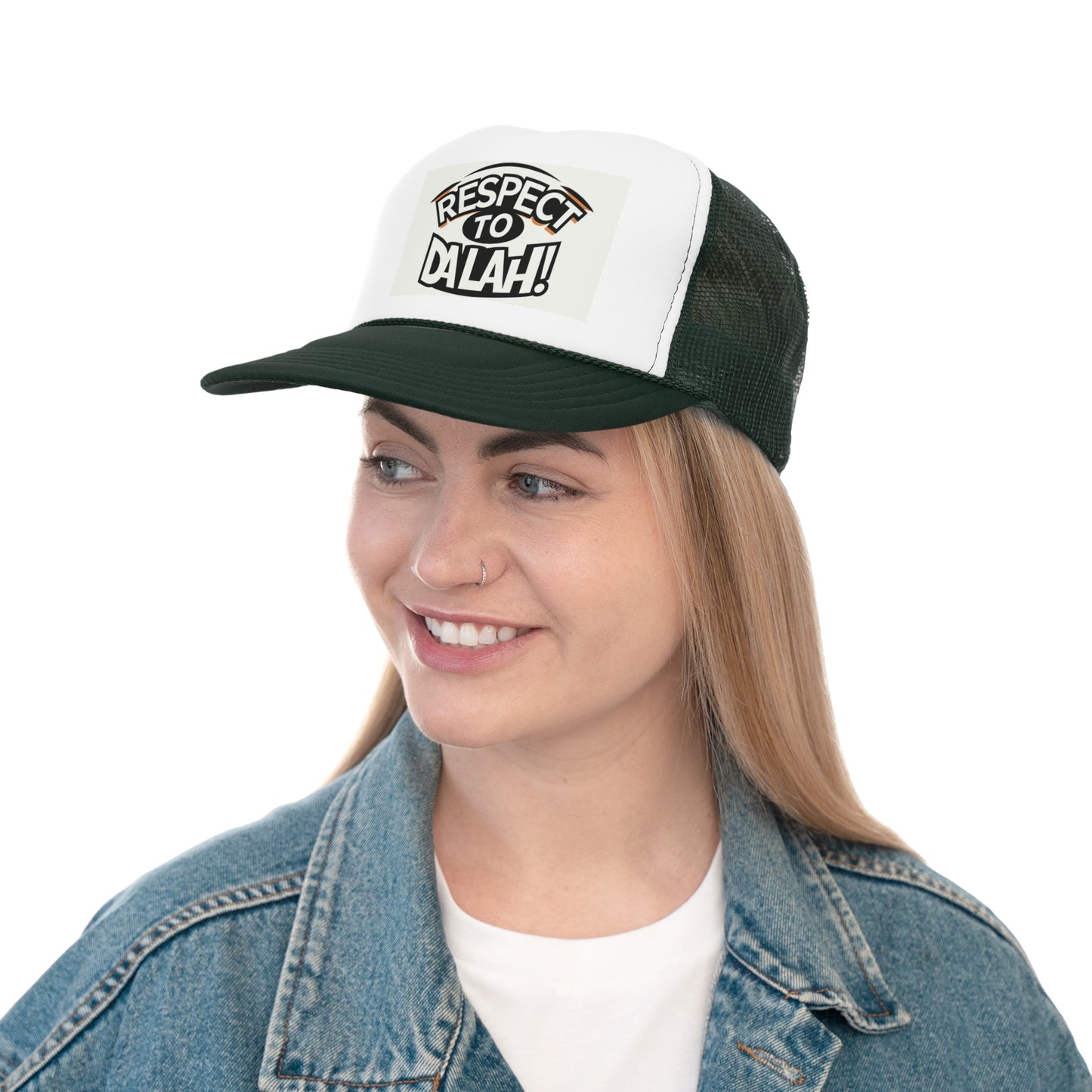 Respect to Da lah! Trucker Cap - Stylish & Fun Headwear for Everyday Wear