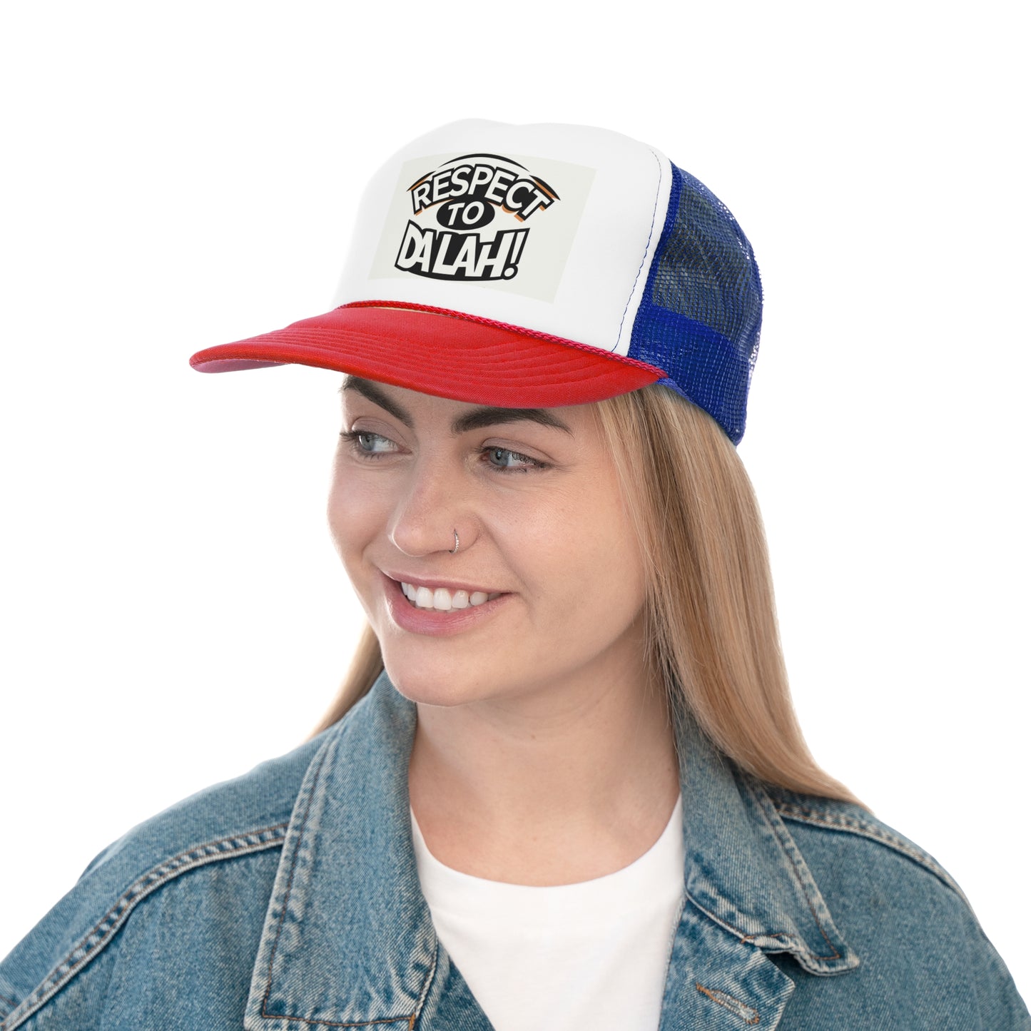 Respect to Da lah! Trucker Cap - Stylish & Fun Headwear for Everyday Wear