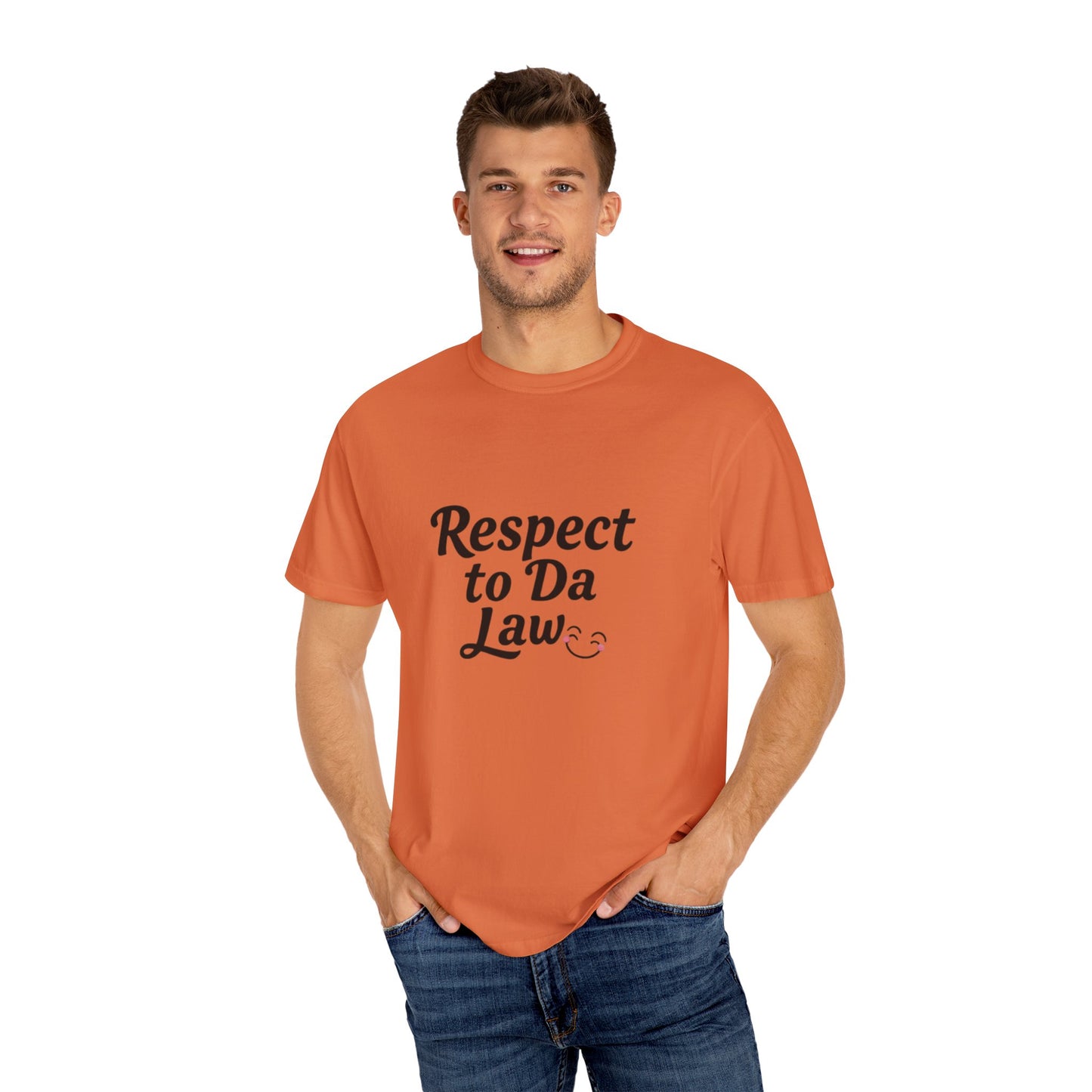 Respect to Da Law Unisex T-Shirt, Funny Gift for Law Students, Casual Wear, Unique Graphic Tee, Streetwear Style