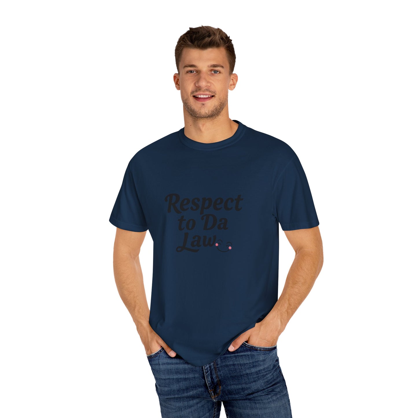 Respect to Da Law Unisex T-Shirt, Funny Gift for Law Students, Casual Wear, Unique Graphic Tee, Streetwear Style
