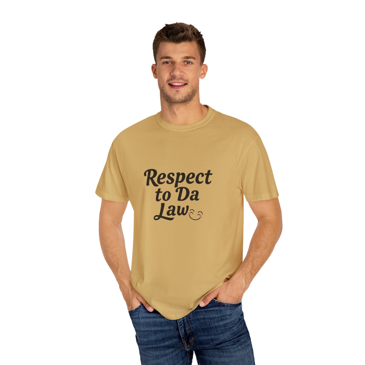 Respect to Da Law Unisex T-Shirt, Funny Gift for Law Students, Casual Wear, Unique Graphic Tee, Streetwear Style