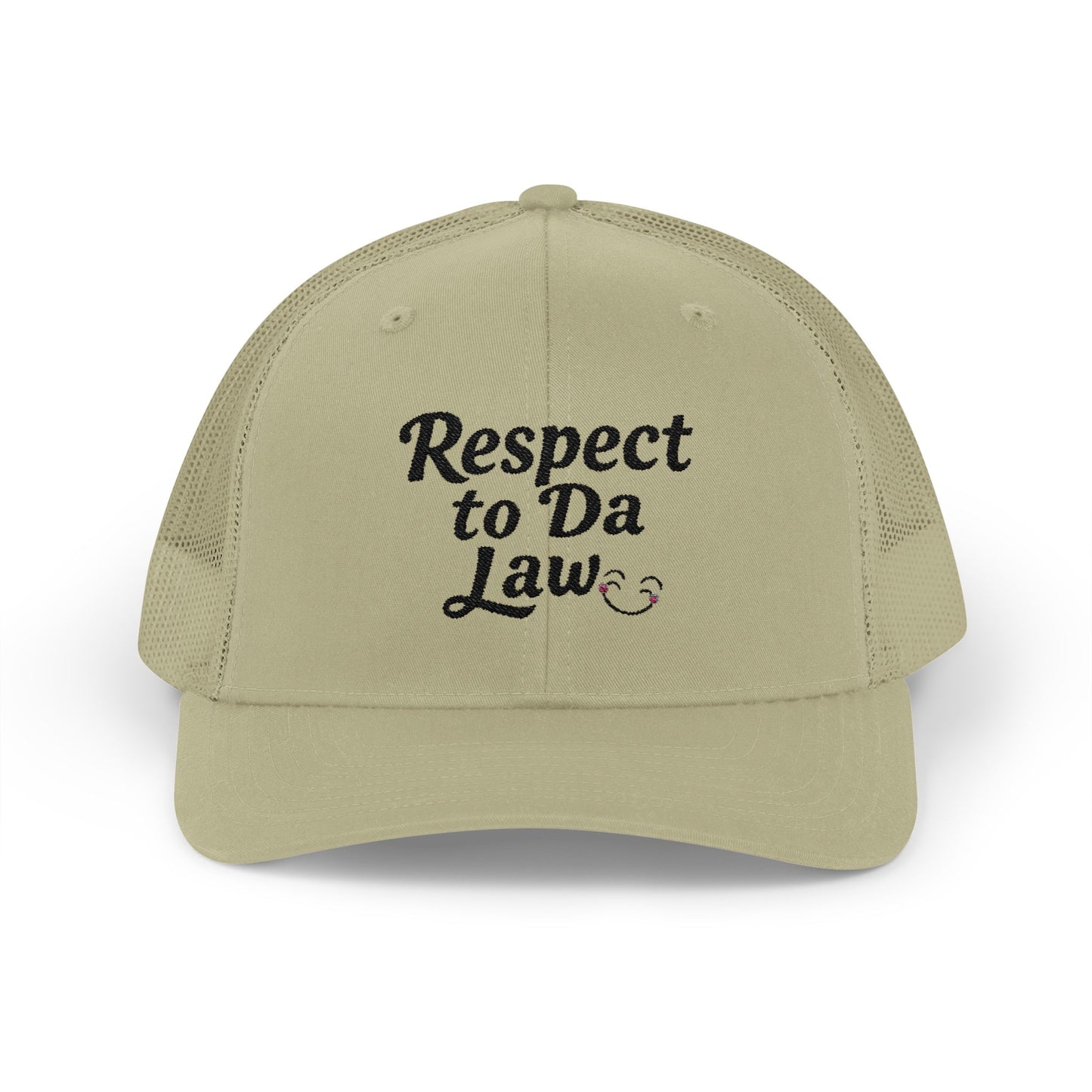 Respect to Da Law Snapback Trucker Cap - Fun Casual Headwear for Everyday Wear