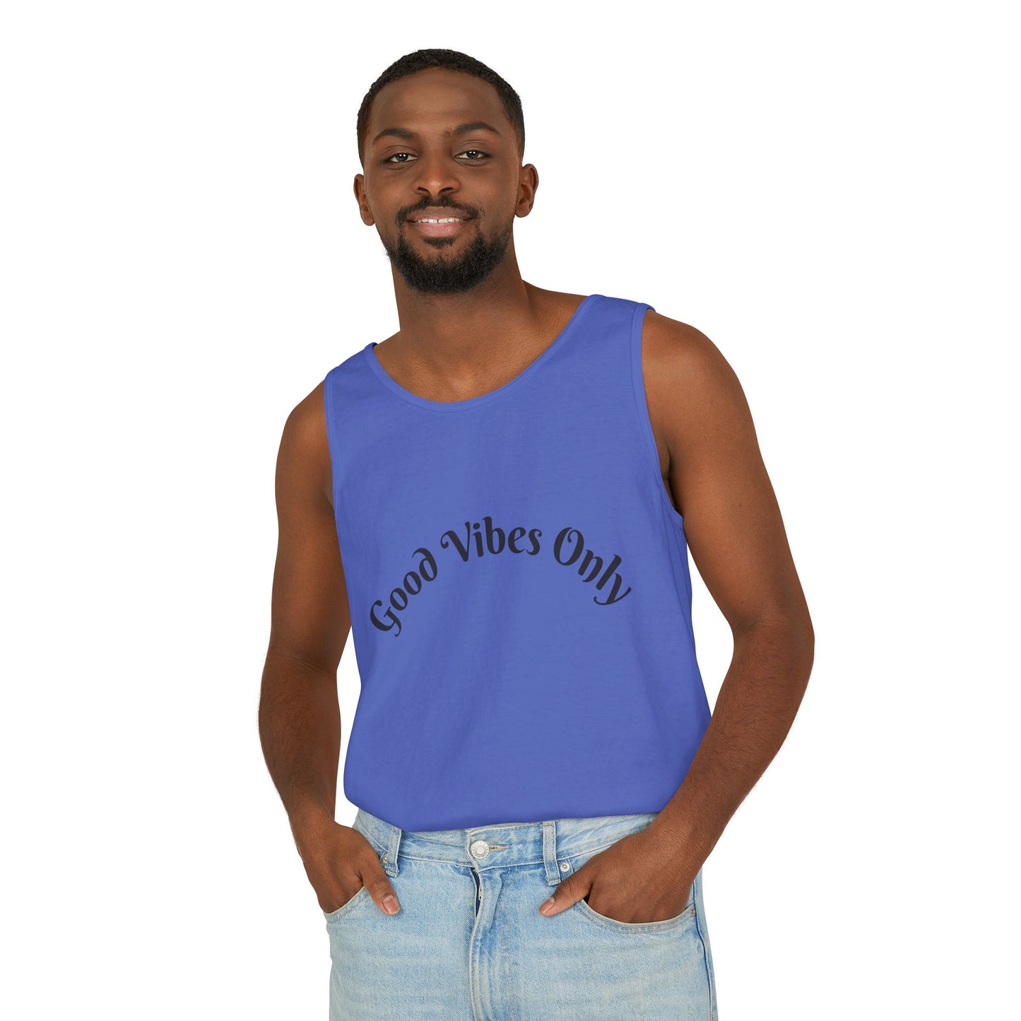 Good Vibes Only Unisex Tank Top | Summer Essential, Vacation Wear, Relaxed Style, Gift for Friends, Casual Outfit