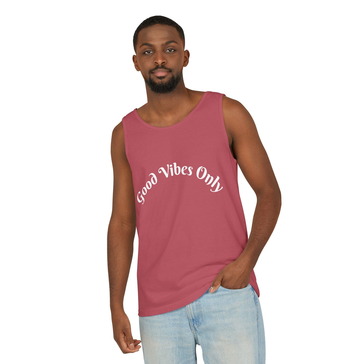 Good Vibes Only Unisex Tank Top | Summer Essential, Vacation Wear, Relaxed Style, Gift for Friends, Casual Outfit