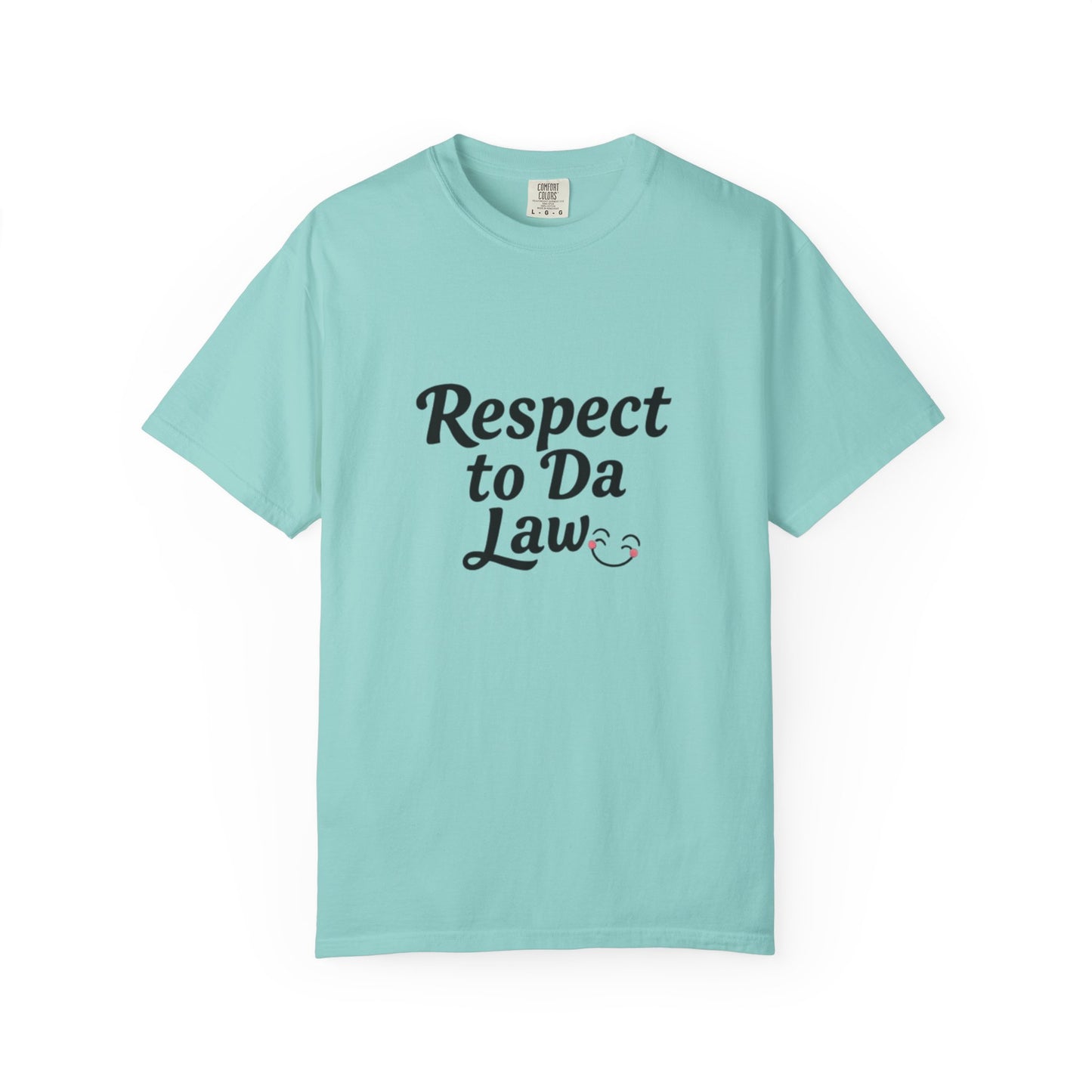 Respect to Da Law Unisex T-Shirt, Funny Gift for Law Students, Casual Wear, Unique Graphic Tee, Streetwear Style