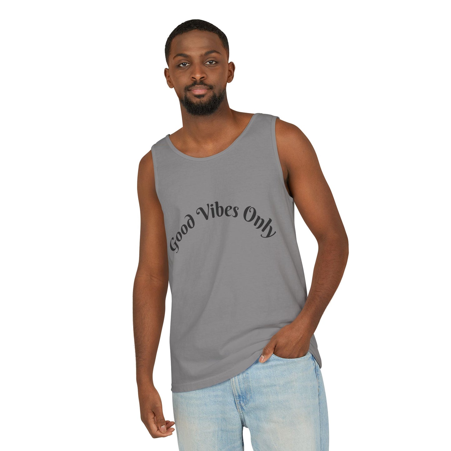 Good Vibes Only Unisex Tank Top | Summer Essential, Vacation Wear, Relaxed Style, Gift for Friends, Casual Outfit