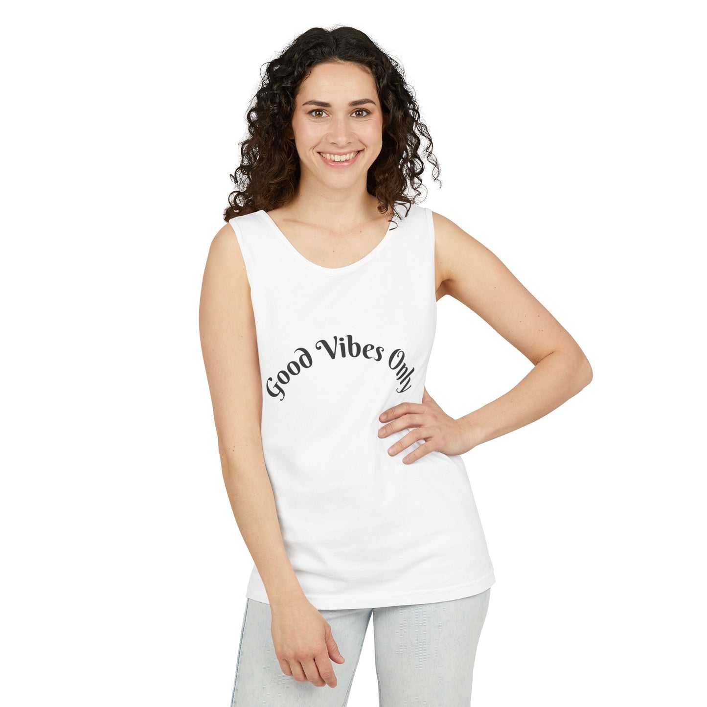 Good Vibes Only Unisex Tank Top | Summer Essential, Vacation Wear, Relaxed Style, Gift for Friends, Casual Outfit