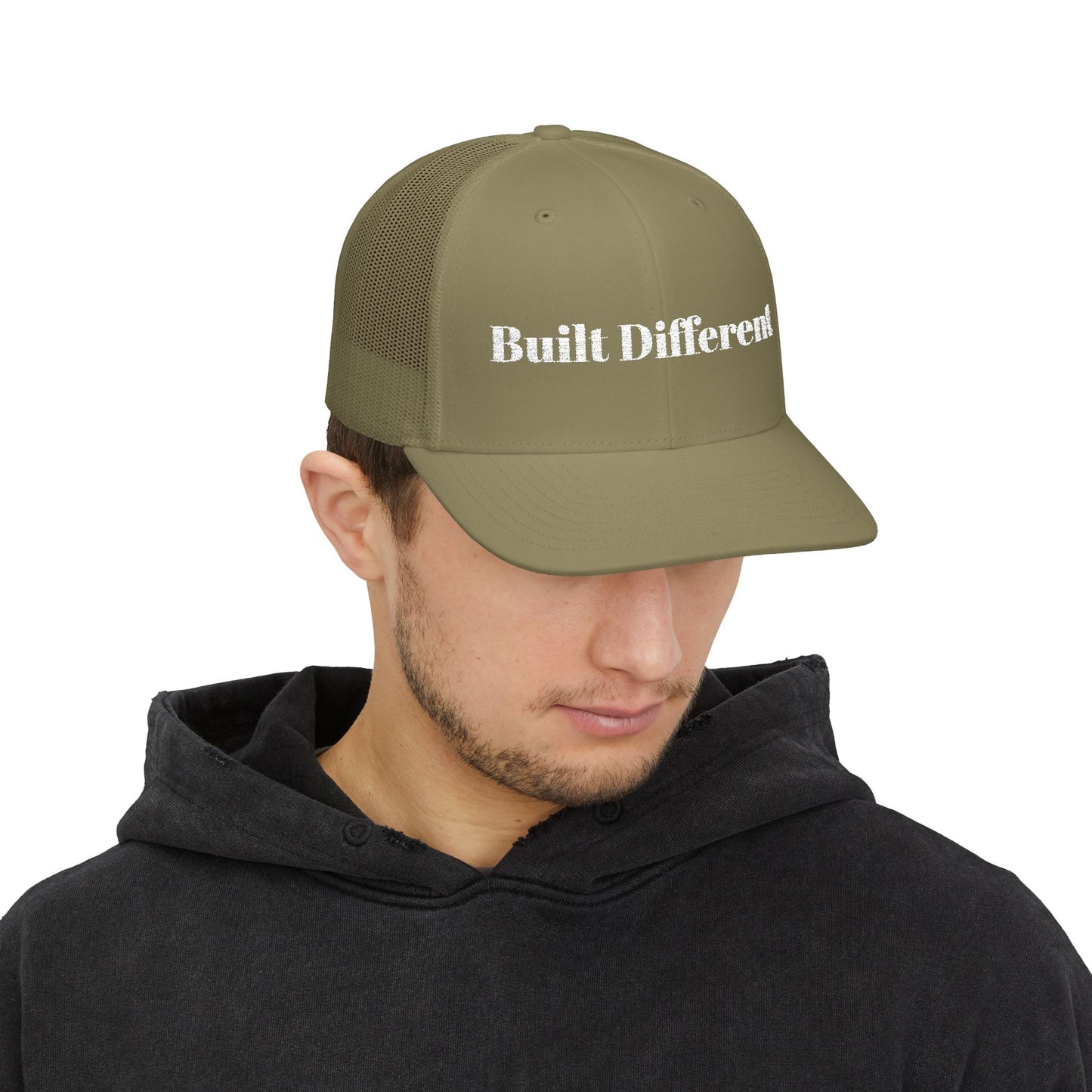 Built Different Snapback Trucker Cap | Adjustable Hat for Outdoor Enthusiasts, Fashion Statement for Casual Outings, Gift for Dads, [...]
