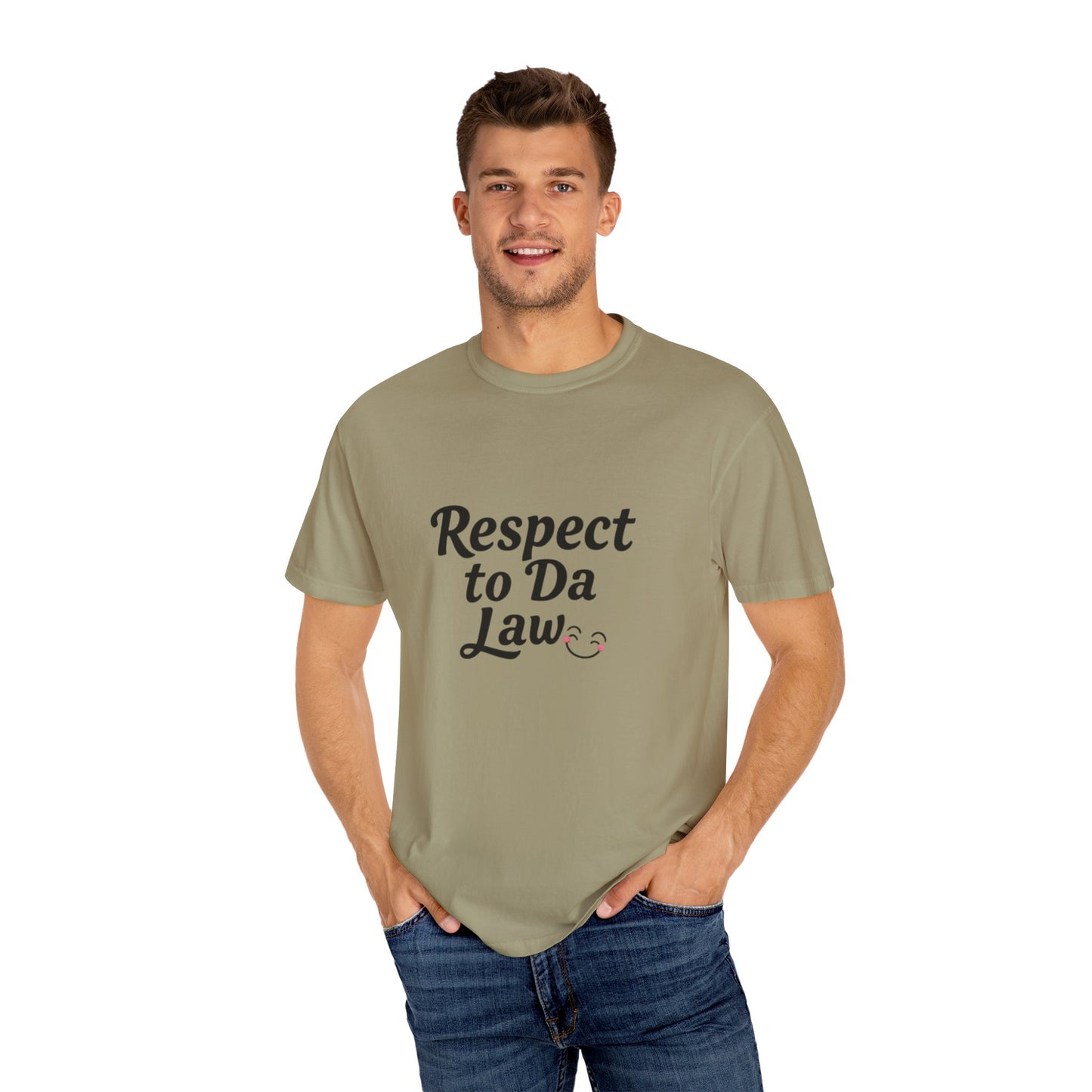 Respect to Da Law Unisex T-Shirt, Funny Gift for Law Students, Casual Wear, Unique Graphic Tee, Streetwear Style