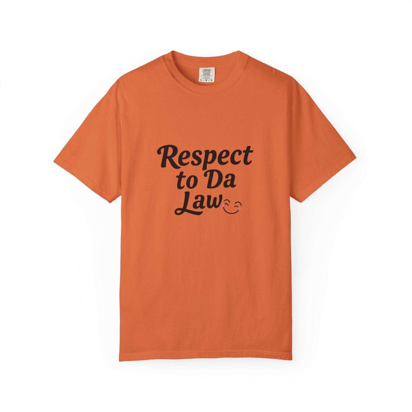 Respect to Da Law Unisex T-Shirt, Funny Gift for Law Students, Casual Wear, Unique Graphic Tee, Streetwear Style