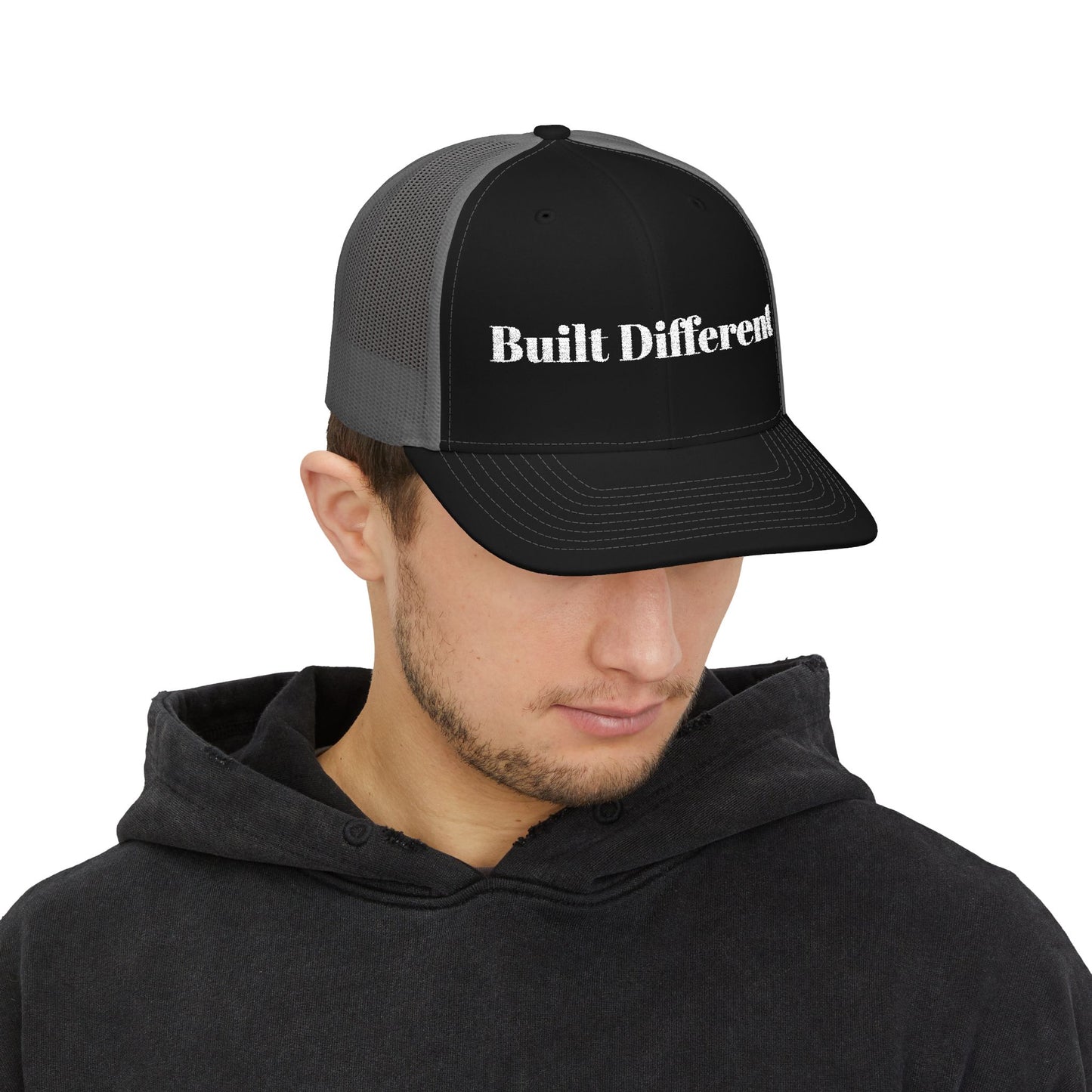 Built Different Snapback Trucker Cap | Adjustable Hat for Outdoor Enthusiasts, Fashion Statement for Casual Outings, Gift for Dads, [...]