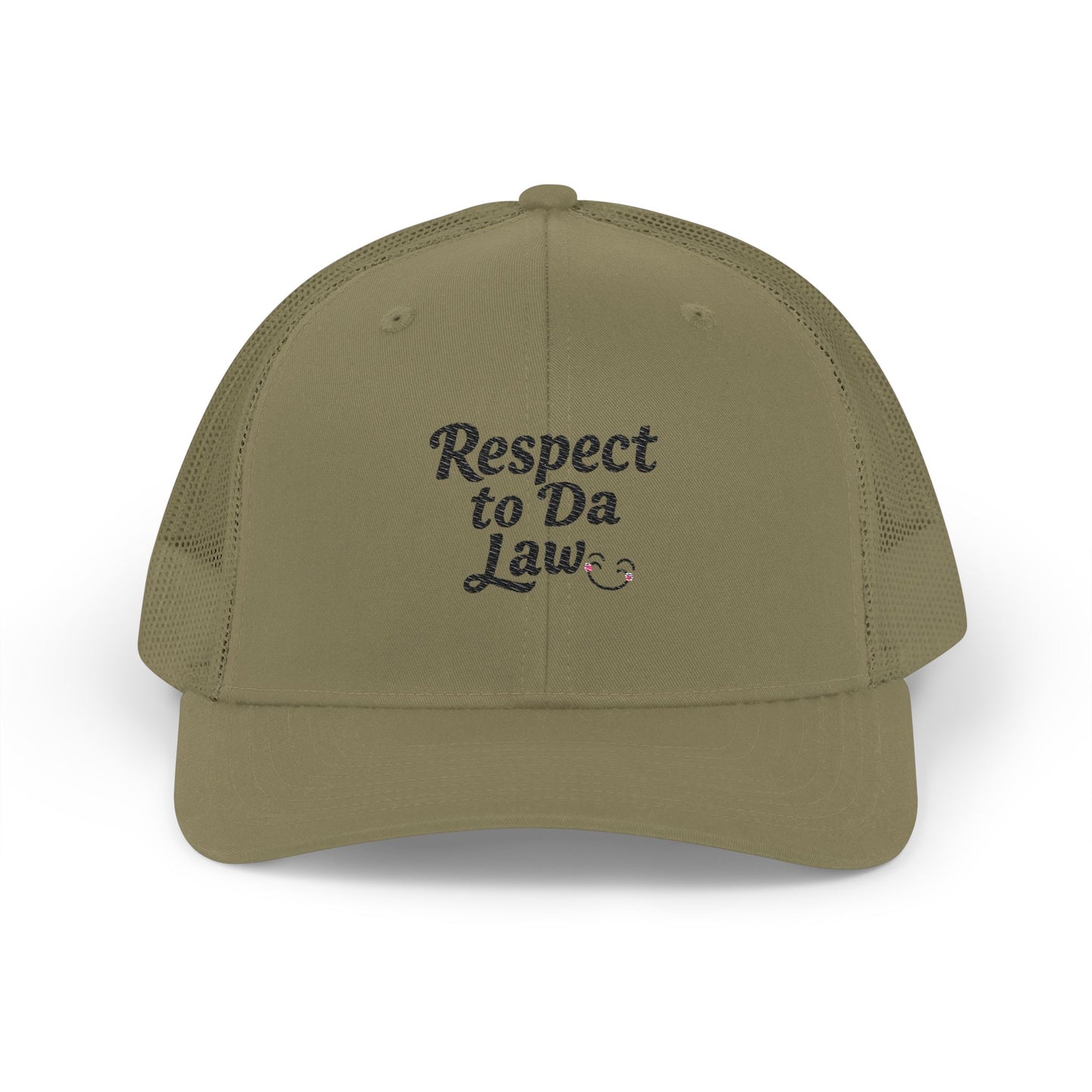 Respect to Da Law Snapback Trucker Cap | Casual Style, Gift for Law Students, Unisex Hat, Outdoor Activities, Trendy Summer Accessory
