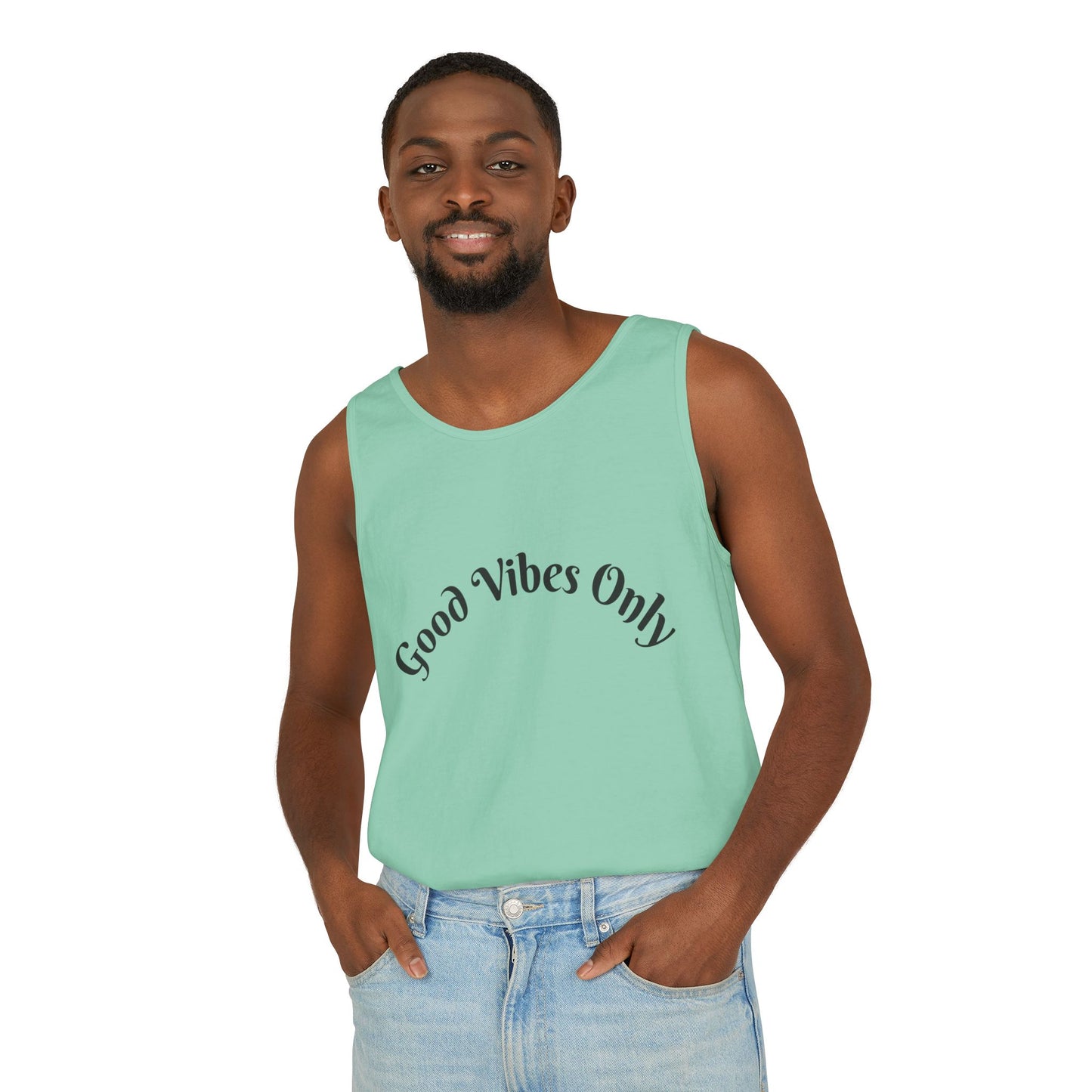 Good Vibes Only Unisex Tank Top | Summer Essential, Vacation Wear, Relaxed Style, Gift for Friends, Casual Outfit