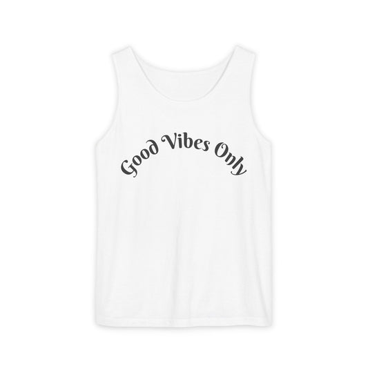 Good Vibes Only Unisex Tank Top - Summer Casual Wear