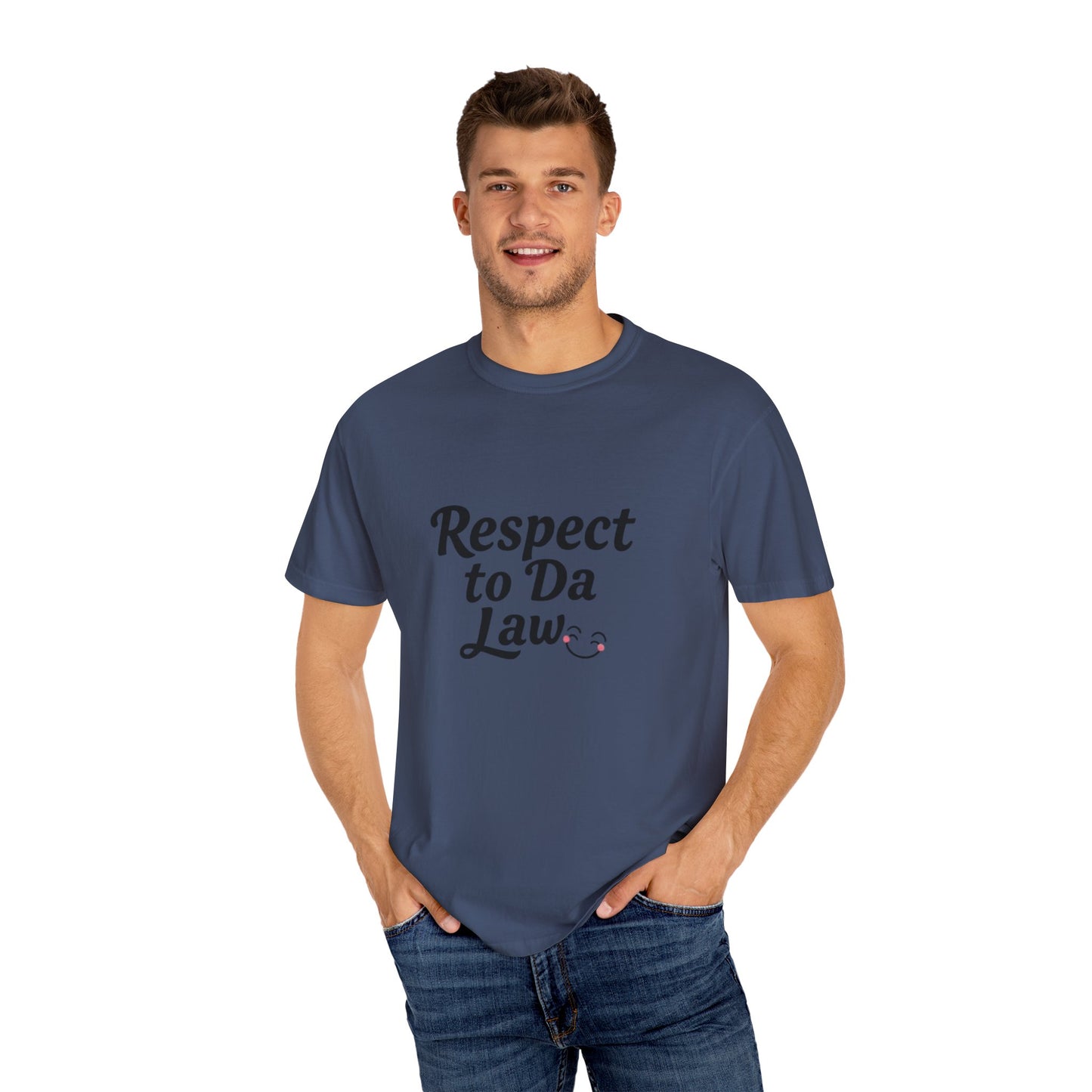 Respect to Da Law Unisex T-Shirt, Funny Gift for Law Students, Casual Wear, Unique Graphic Tee, Streetwear Style