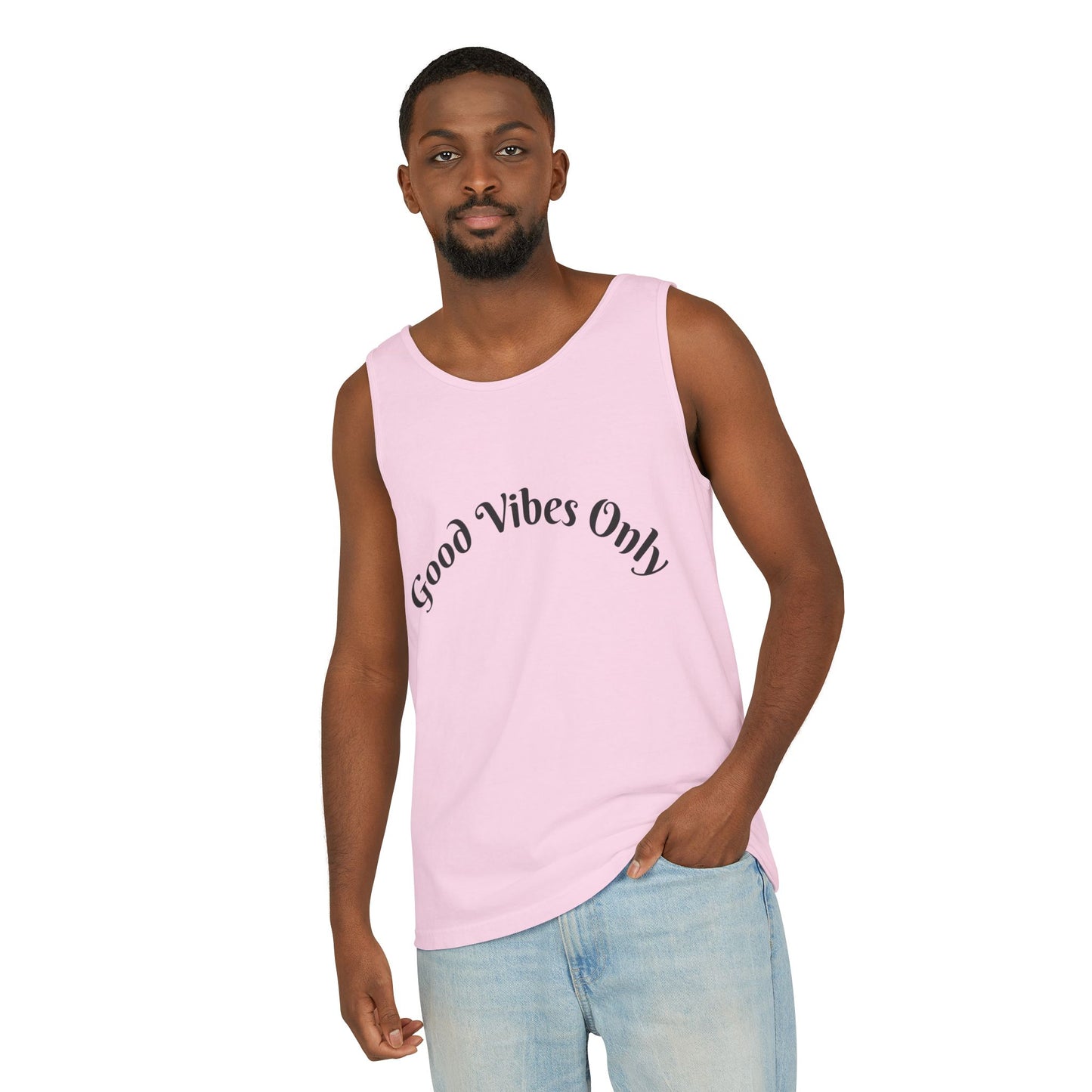 Good Vibes Only Unisex Tank Top | Summer Essential, Vacation Wear, Relaxed Style, Gift for Friends, Casual Outfit