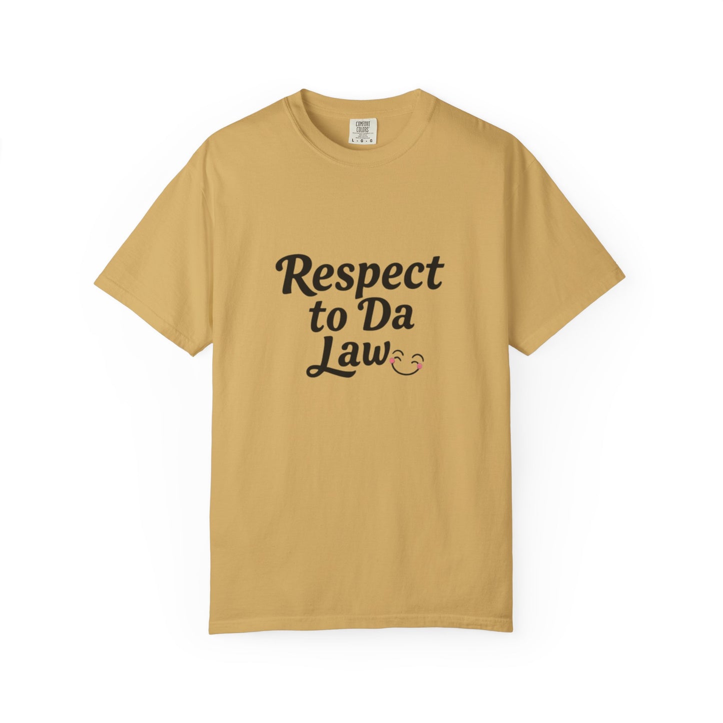Respect to Da Law Unisex T-Shirt, Funny Gift for Law Students, Casual Wear, Unique Graphic Tee, Streetwear Style