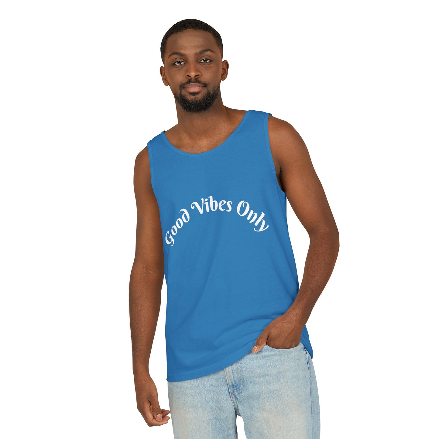 Good Vibes Only Unisex Tank Top | Summer Essential, Vacation Wear, Relaxed Style, Gift for Friends, Casual Outfit