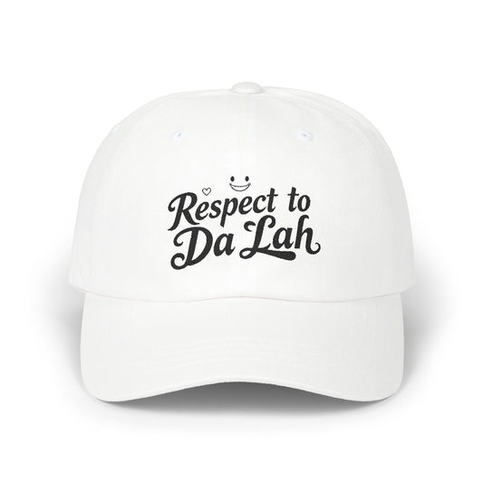 Respect to Da Lah Classic Dad Cap - Casual Adjustable Hat for Everyday Style